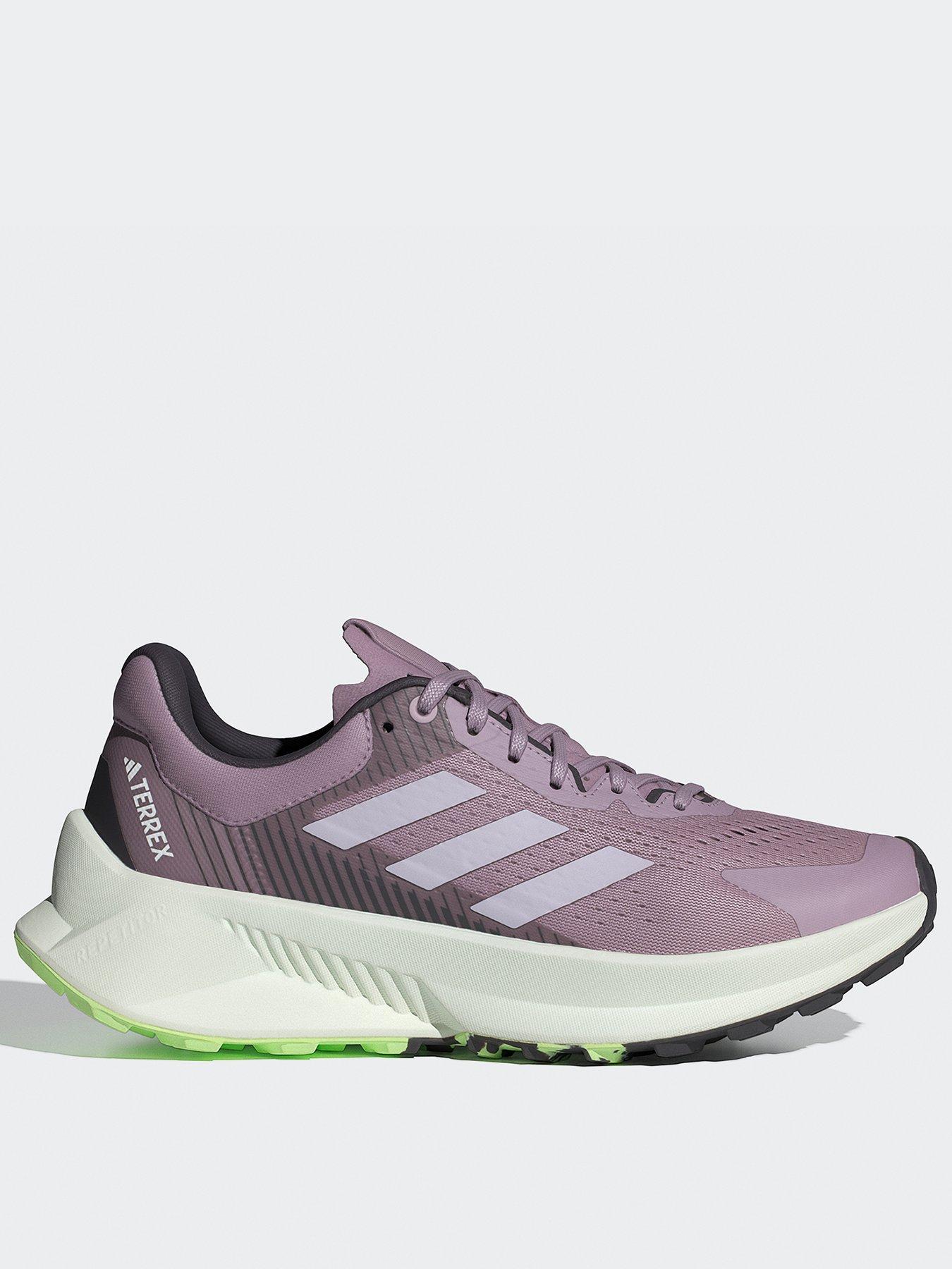 Image 1 of 6 of adidas Terrex Womens Trail Soulstride Flow Shoes - Purple/grey