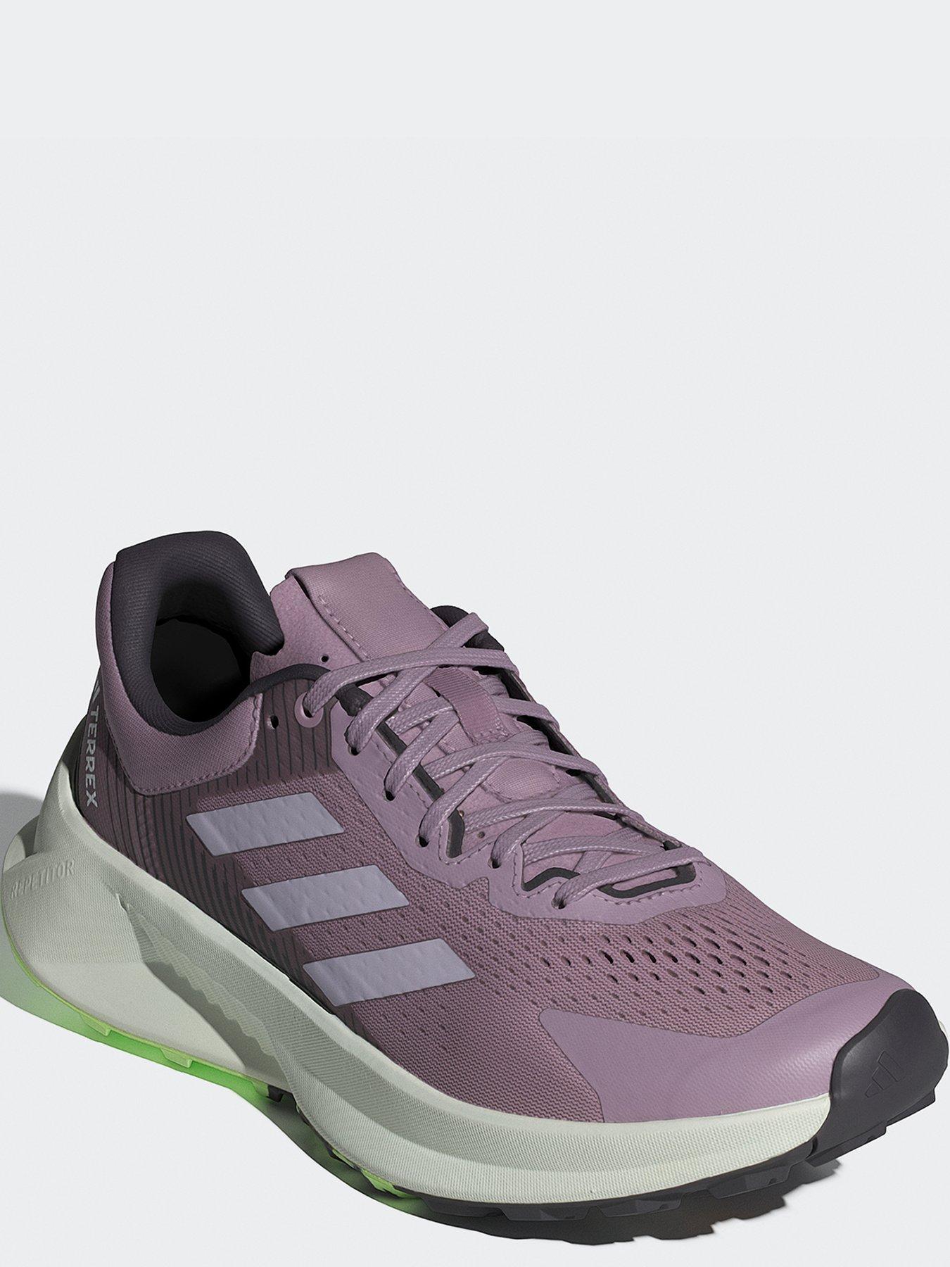Image 2 of 6 of adidas Terrex Womens Trail Soulstride Flow Shoes - Purple/grey