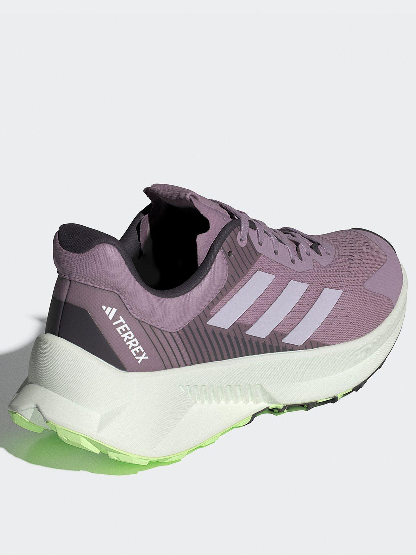 Image 3 of 6 of adidas Terrex Womens Trail Soulstride Flow Shoes - Purple/grey