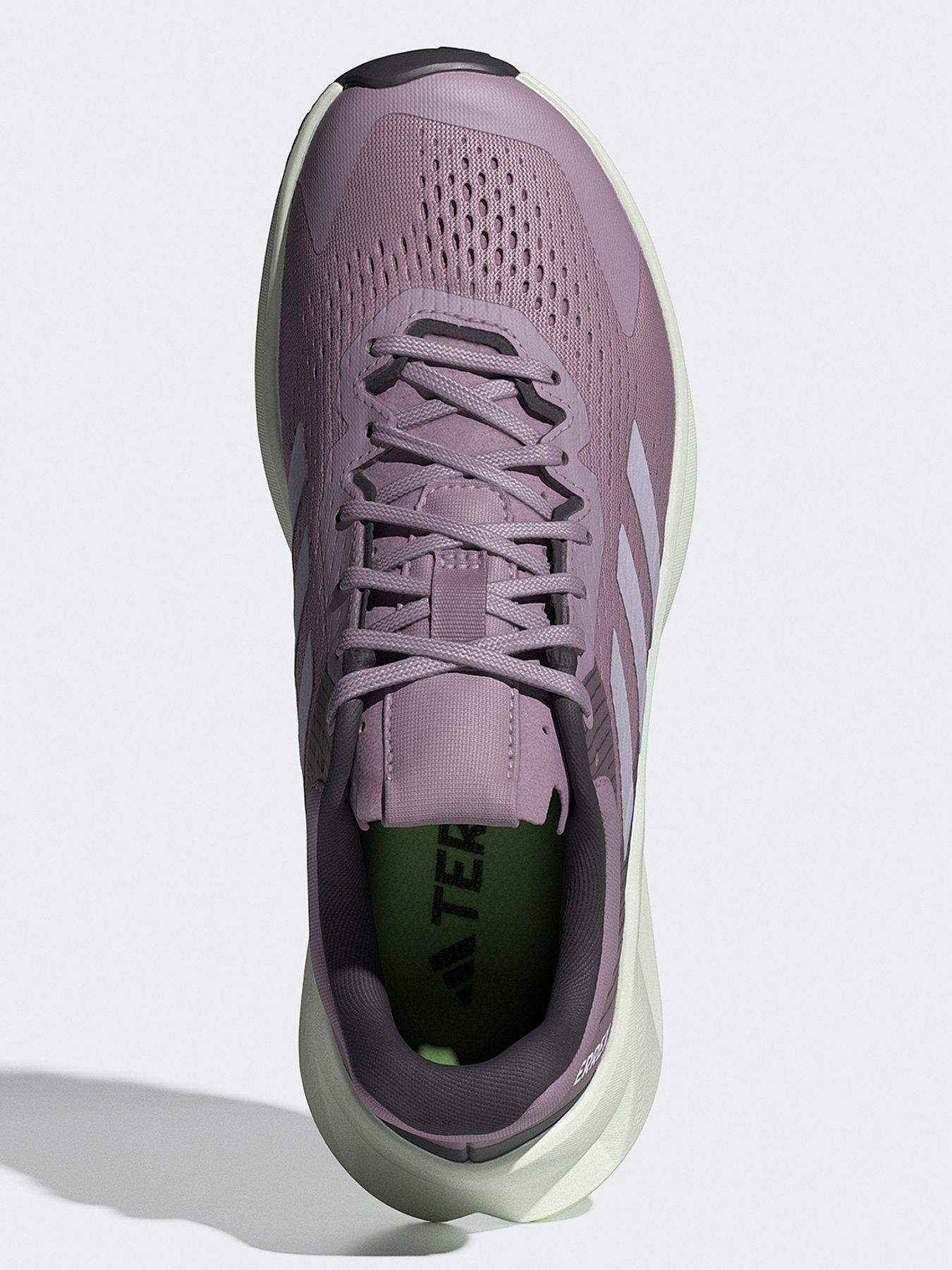 Image 4 of 6 of adidas Terrex Womens Trail Soulstride Flow Shoes - Purple/grey