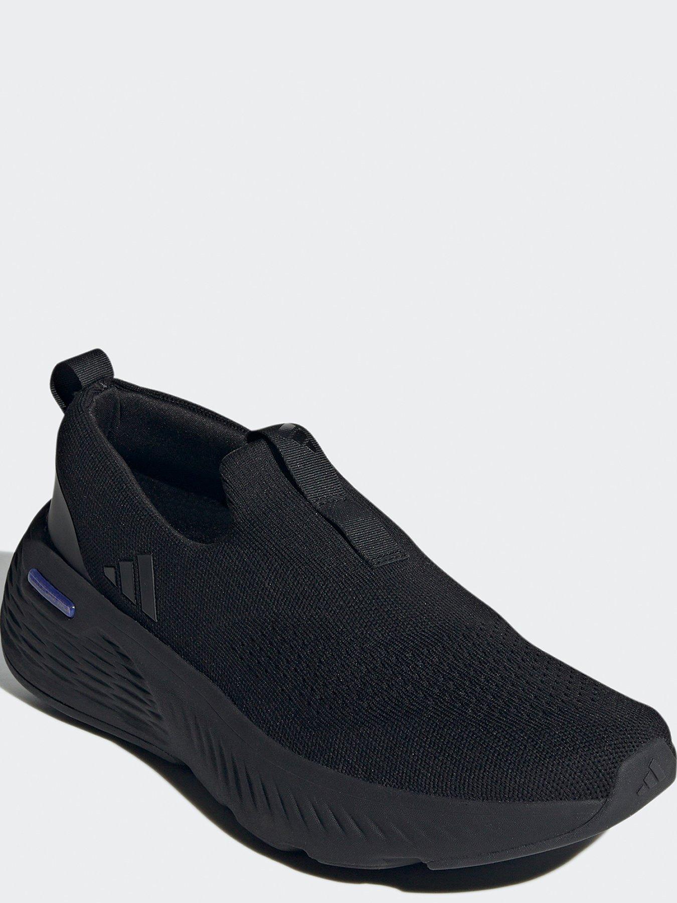 adidas-sportswear-mens-cloudfoam-go-lounger-trainer-blackstillFront