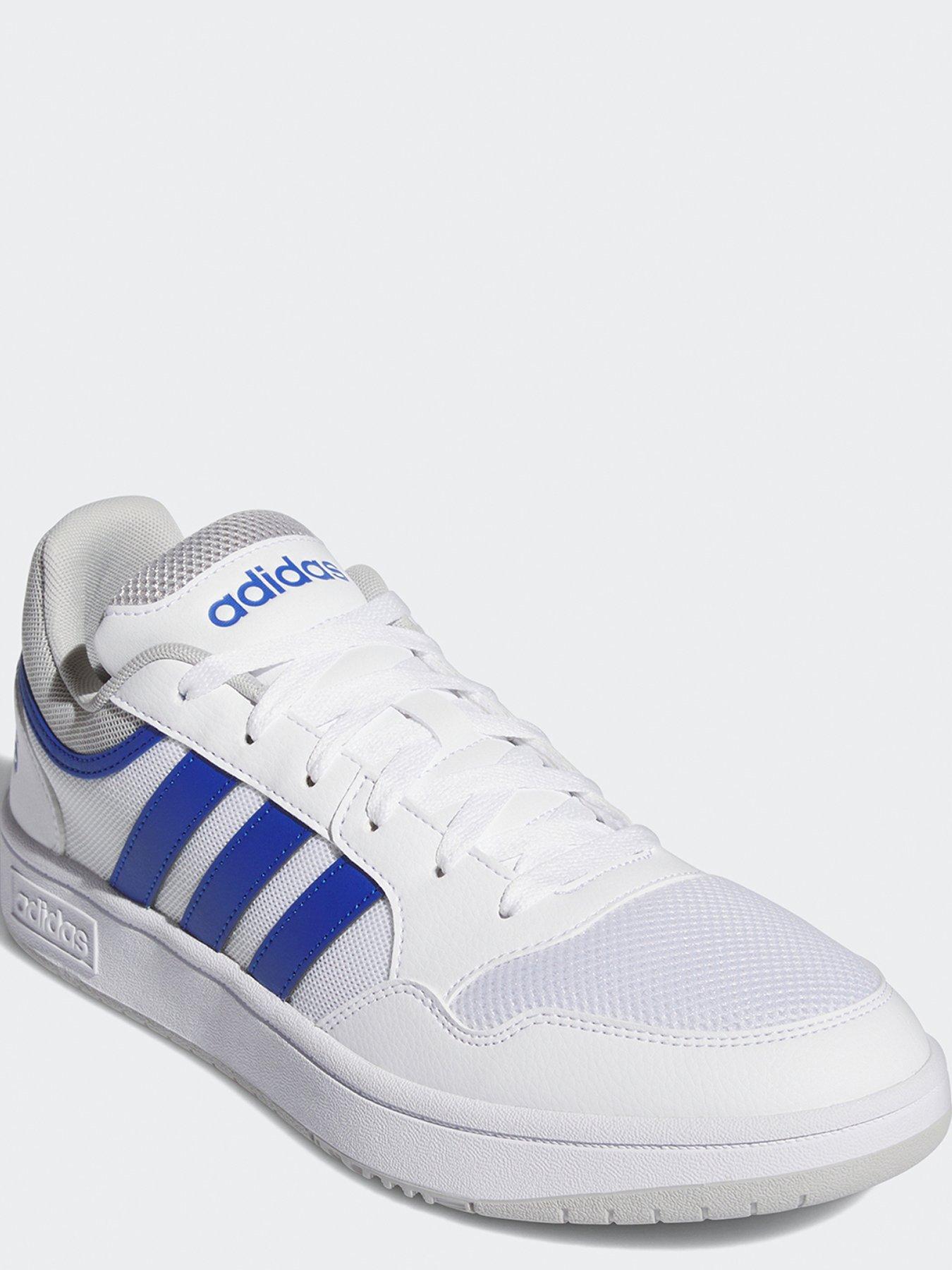 adidas-sportswear-mens-hoops-30-summer-trainers-whitebluestillFront