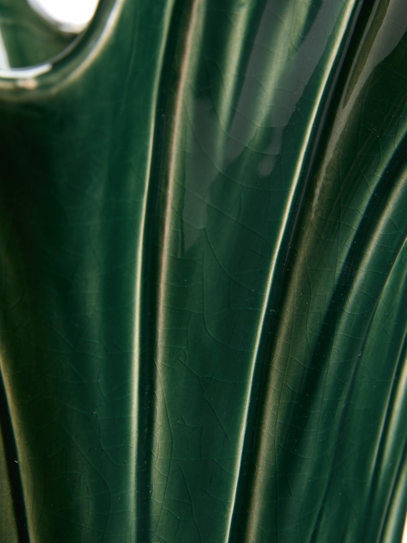 very-home-dark-green-fluted-potdetail