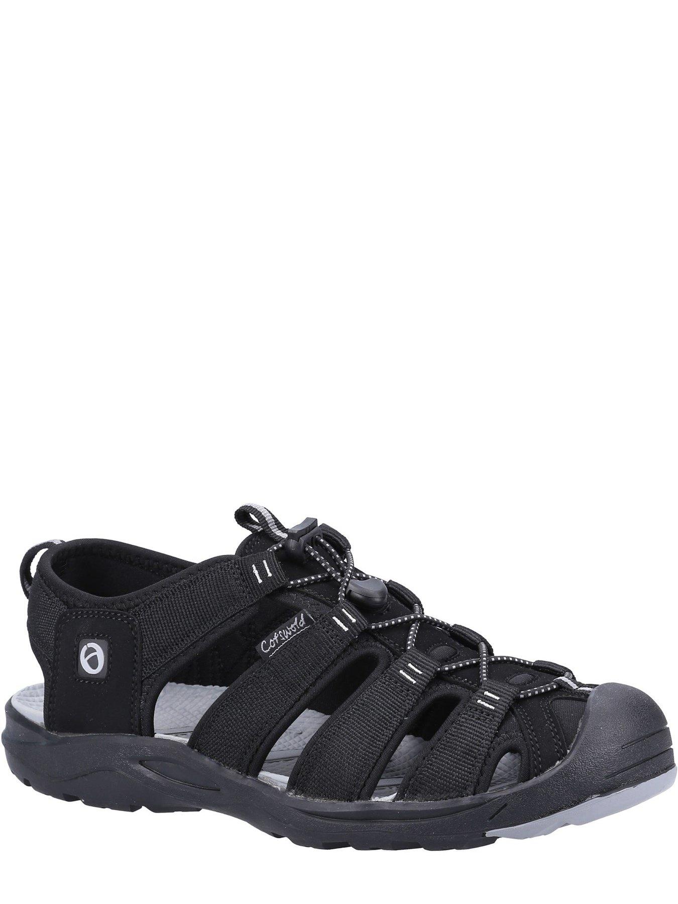 cotswold-marshfield-mens-sandal-blackstillFront