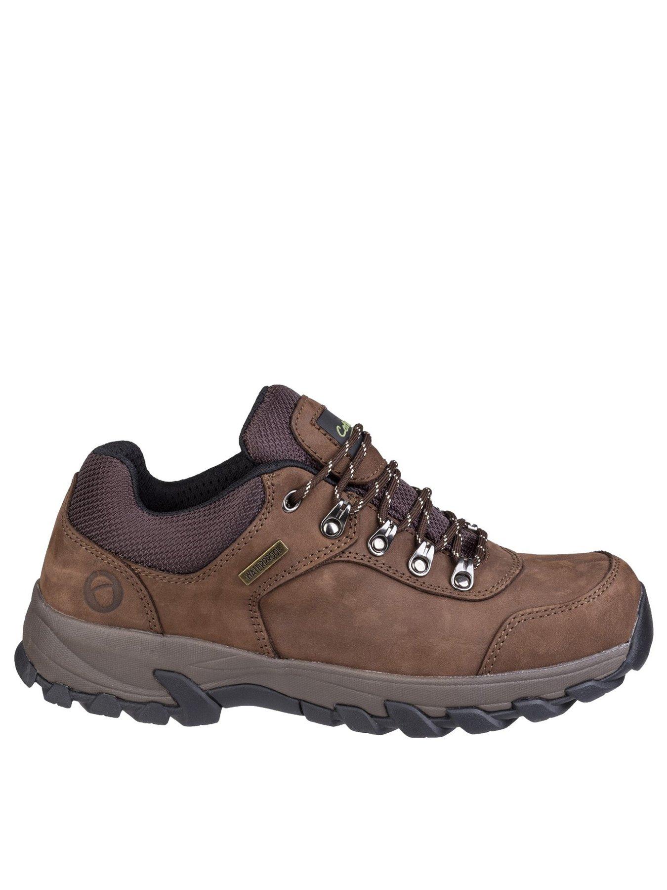 Cotswold Mens Stonesfield Full Grain And Nubuck Hiking Shoes Chestnut Very Ireland