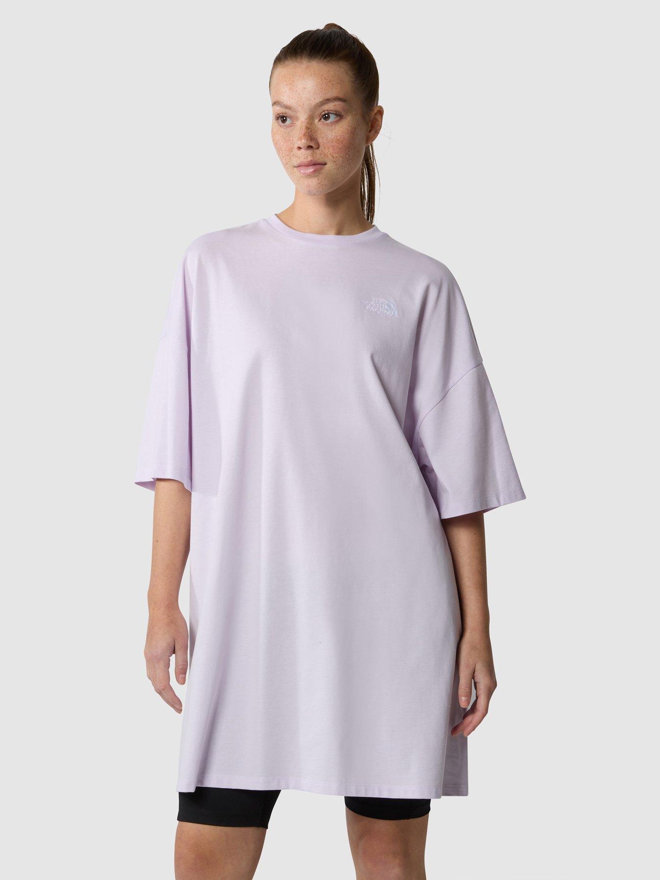 the-north-face-womens-short-sleeve-simple-dome-tee-dress-lilac