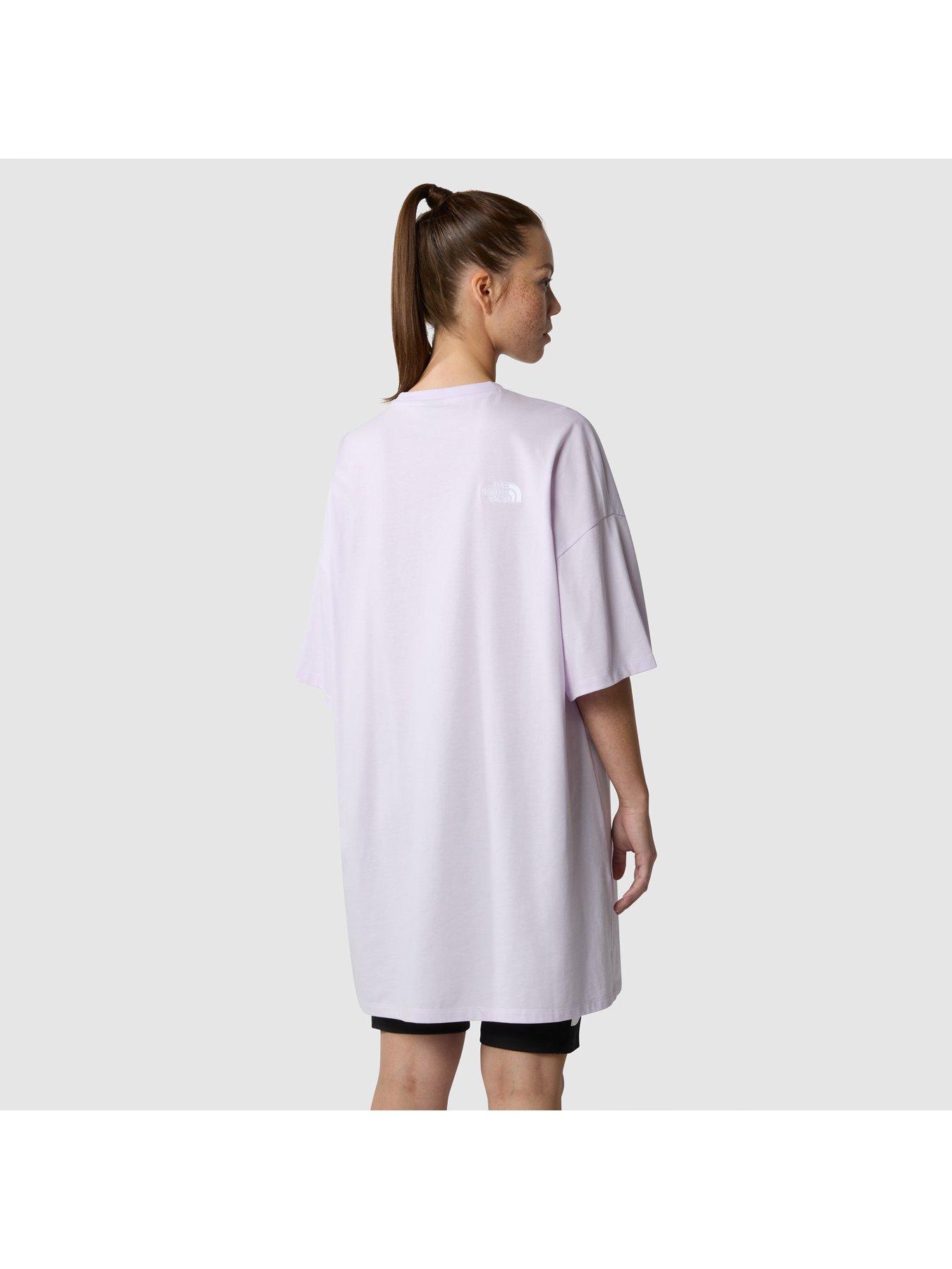 the-north-face-womens-short-sleeve-simple-dome-tee-dress-lilacstillFront