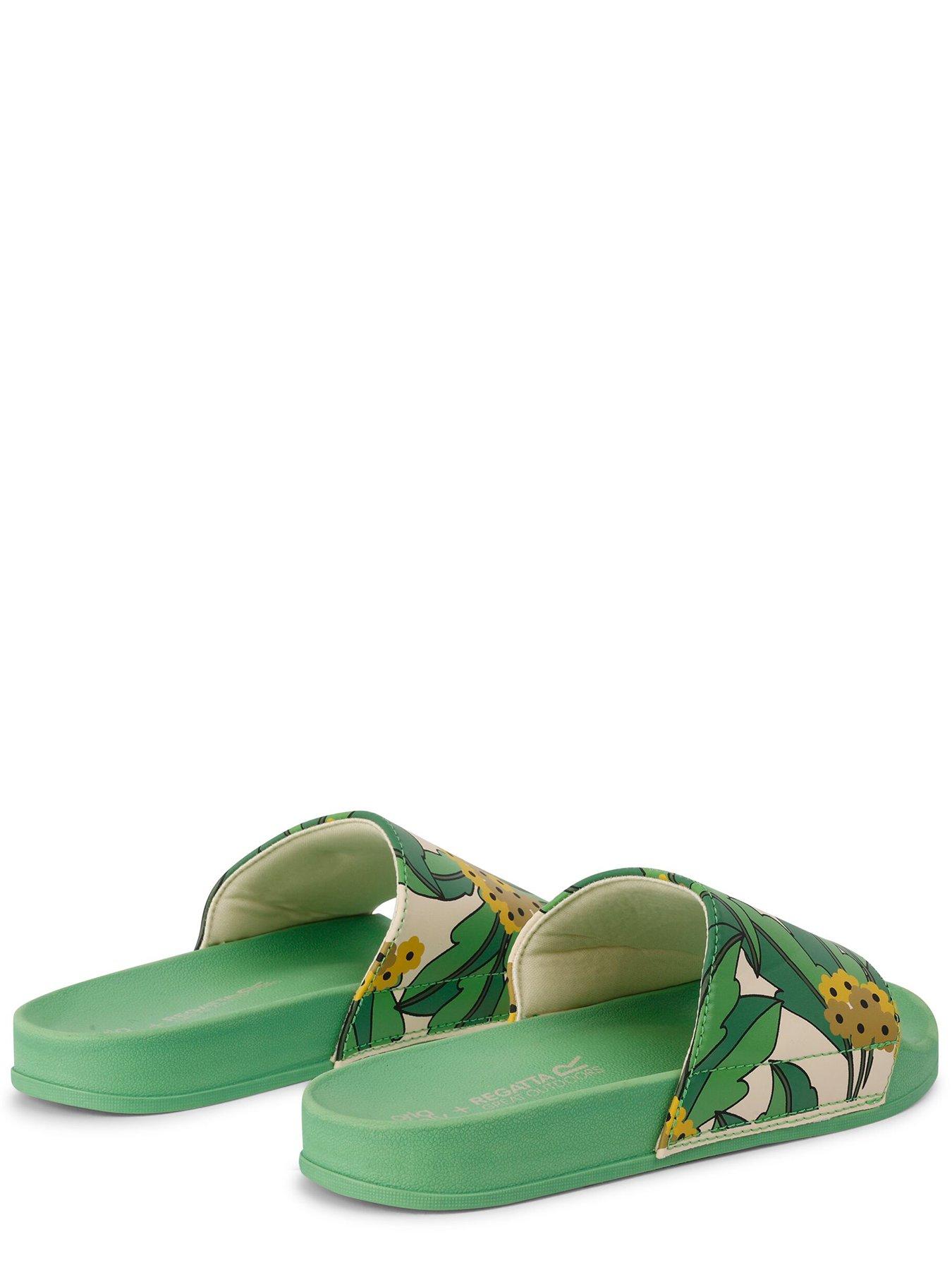 regatta-orla-kiely-slides-greendetail