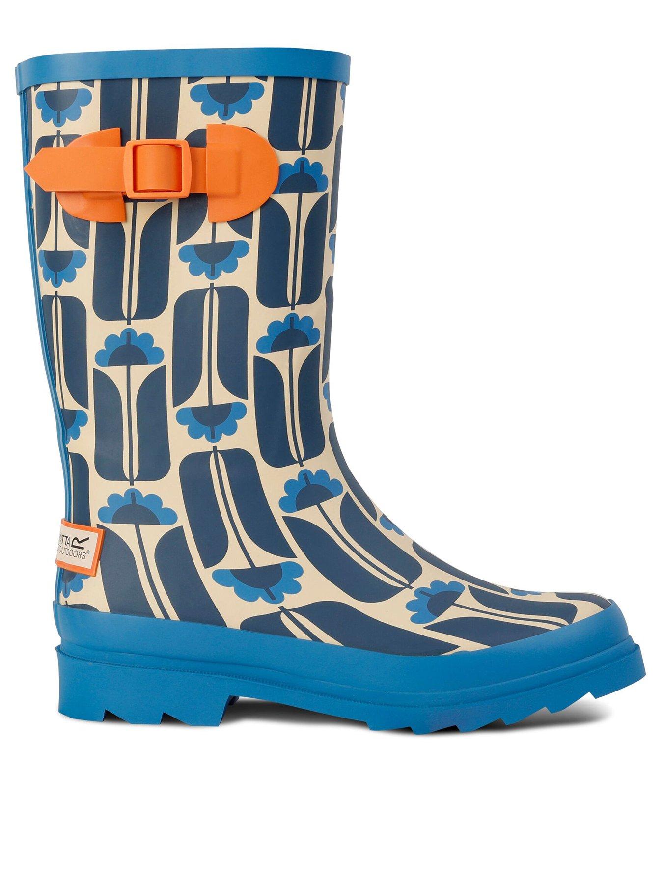 regatta-orla-kiely-quarter-wellies-navymulti