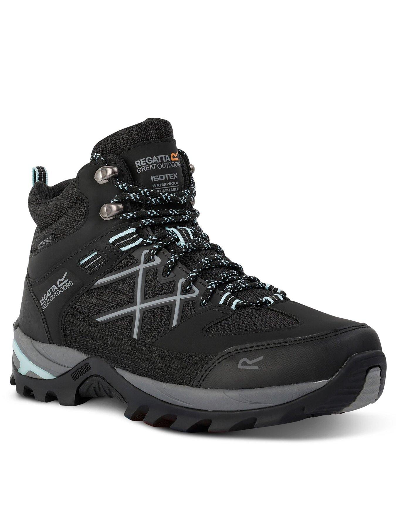 undefined Womens Lady Samaris Waterproof Walking Boot -black