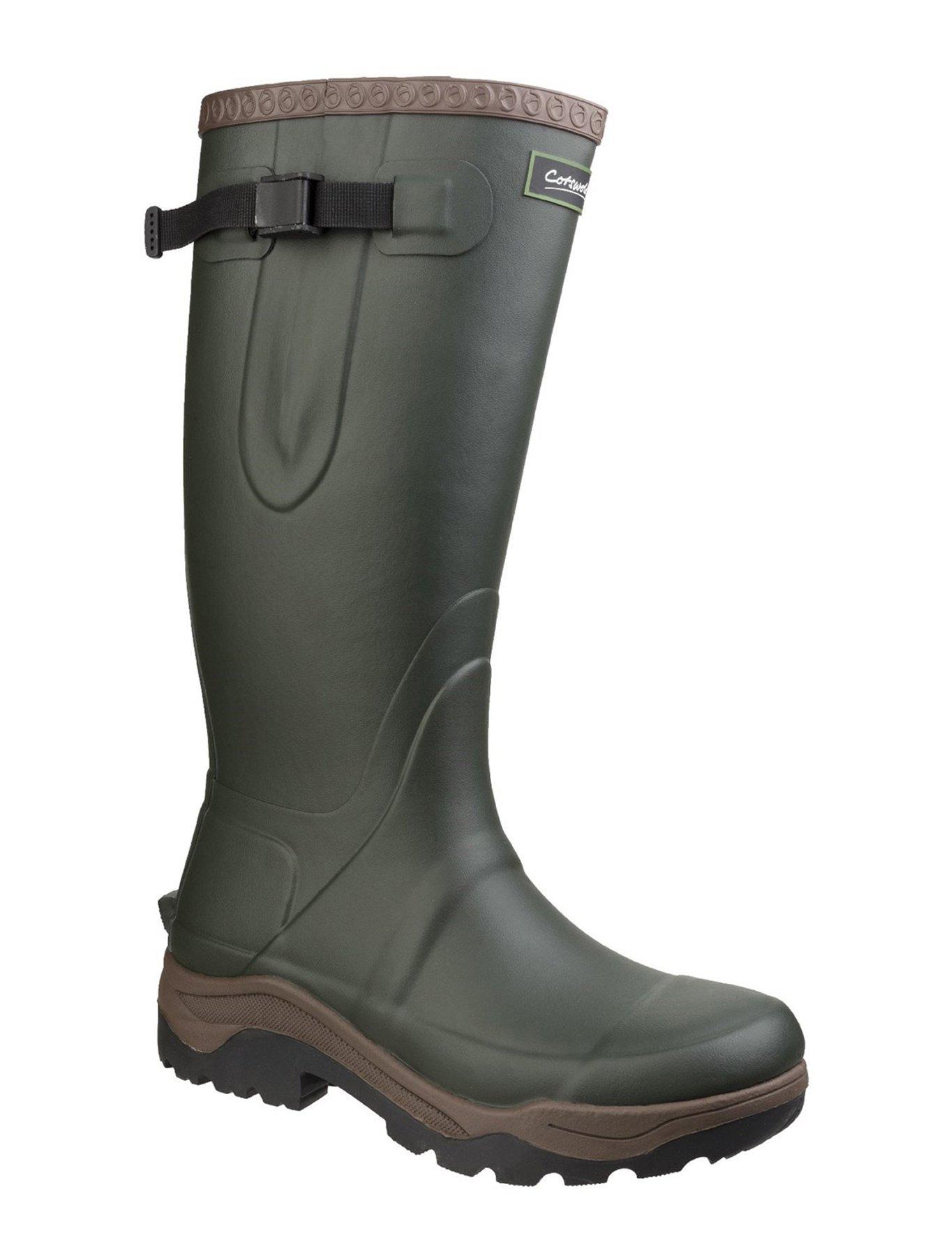 cotswold-compass-premium-wellingtons-greenstillFront