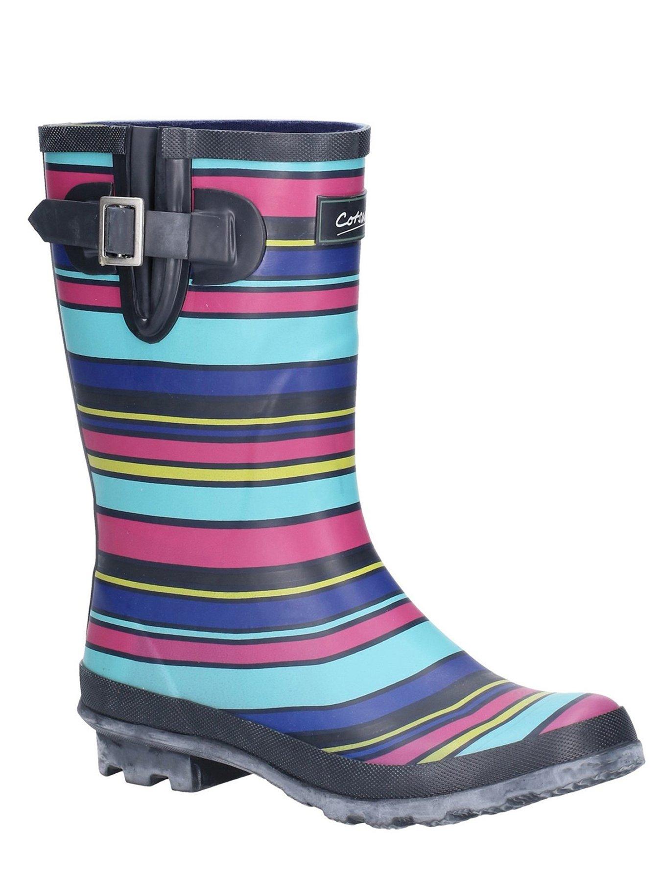 Image 2 of 4 of Cotswold Paxford Everyday Wellingtons - Multi Print