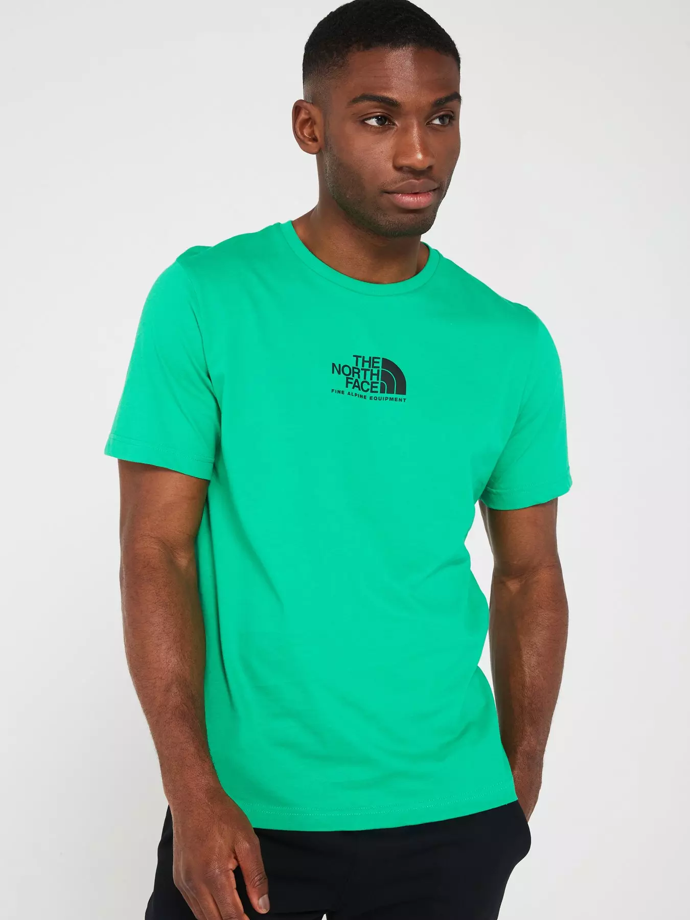 The North Face Men's T-Shirt Short Sleeve Casual Fine Box Logo Crewneck  Shirt