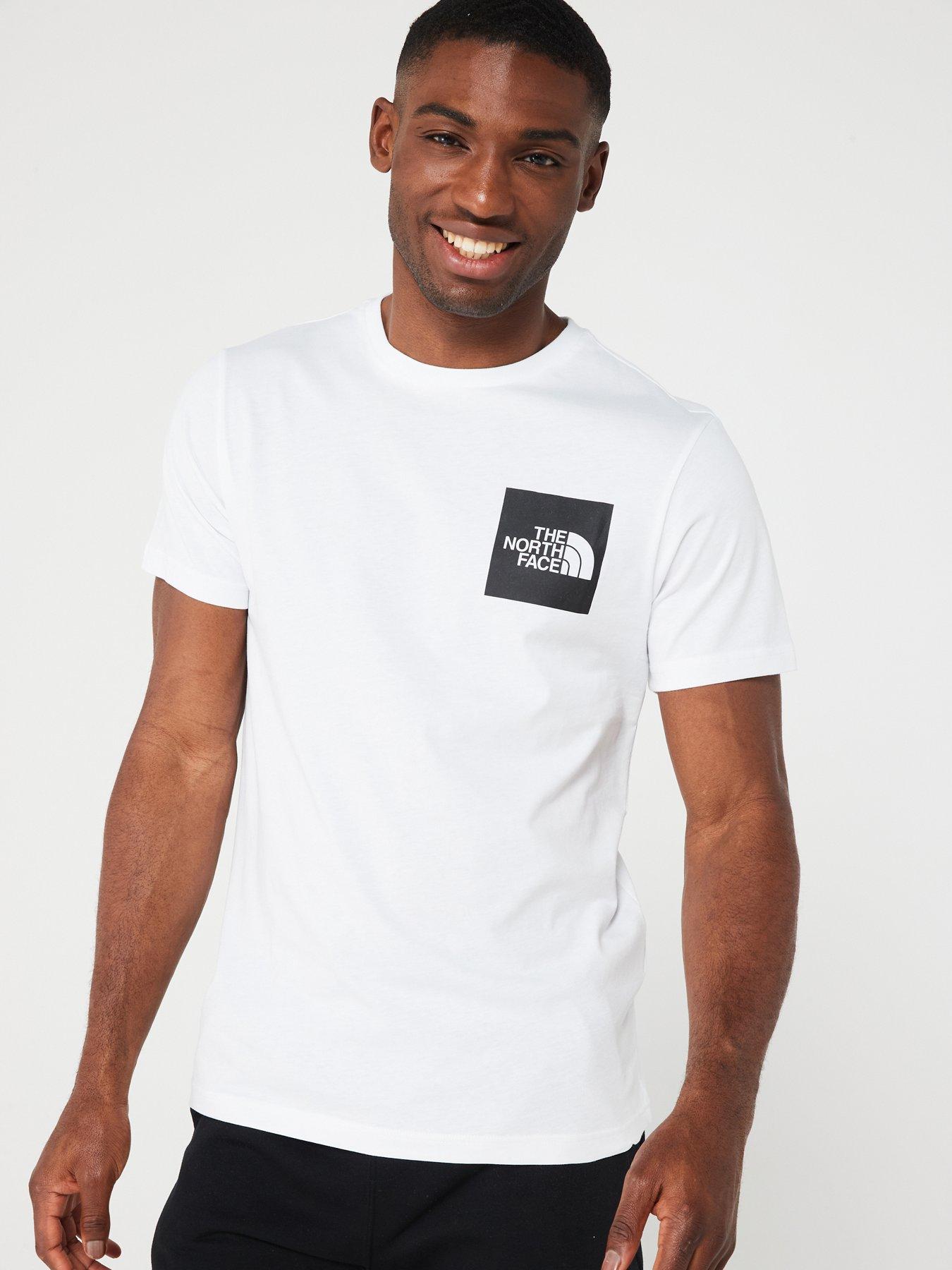 Mens white north face t clearance shirt