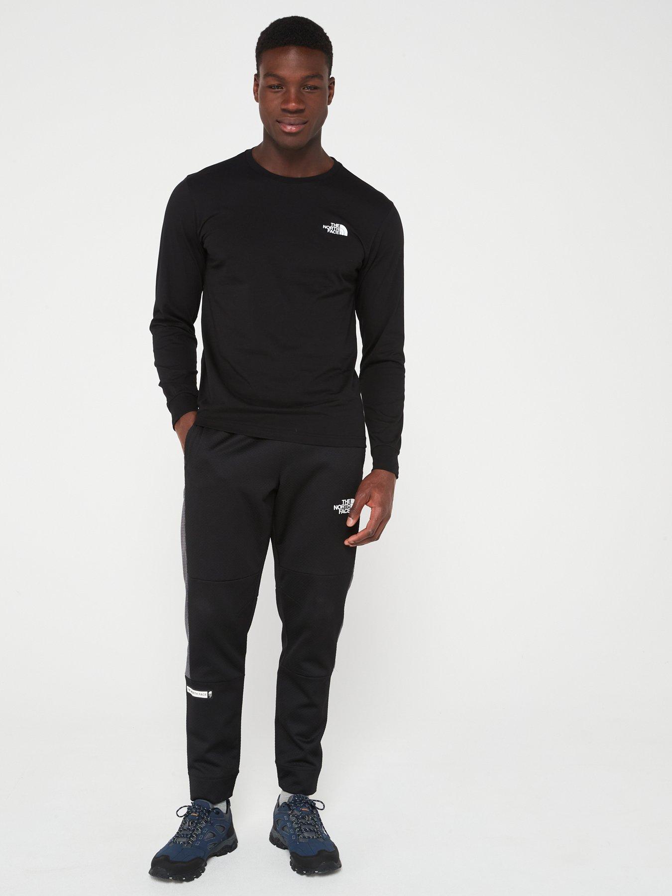 North face cheap long sleeve black