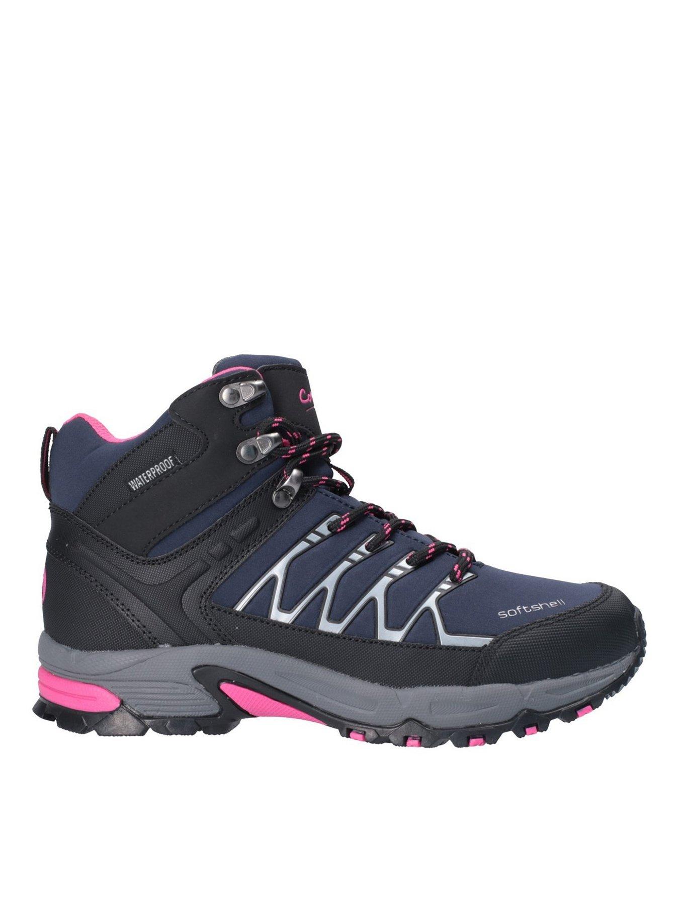 undefined Abbeydale Mid Ladies Soft Shell Hiking Boot - Navy