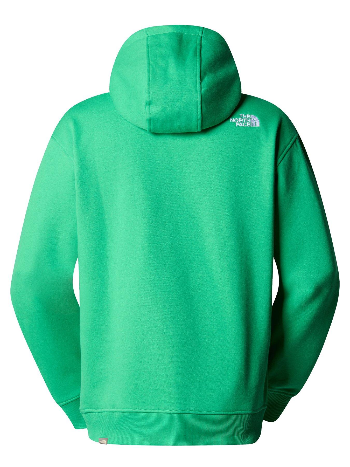 the-north-face-mens-essential-hoodie-greenstillFront