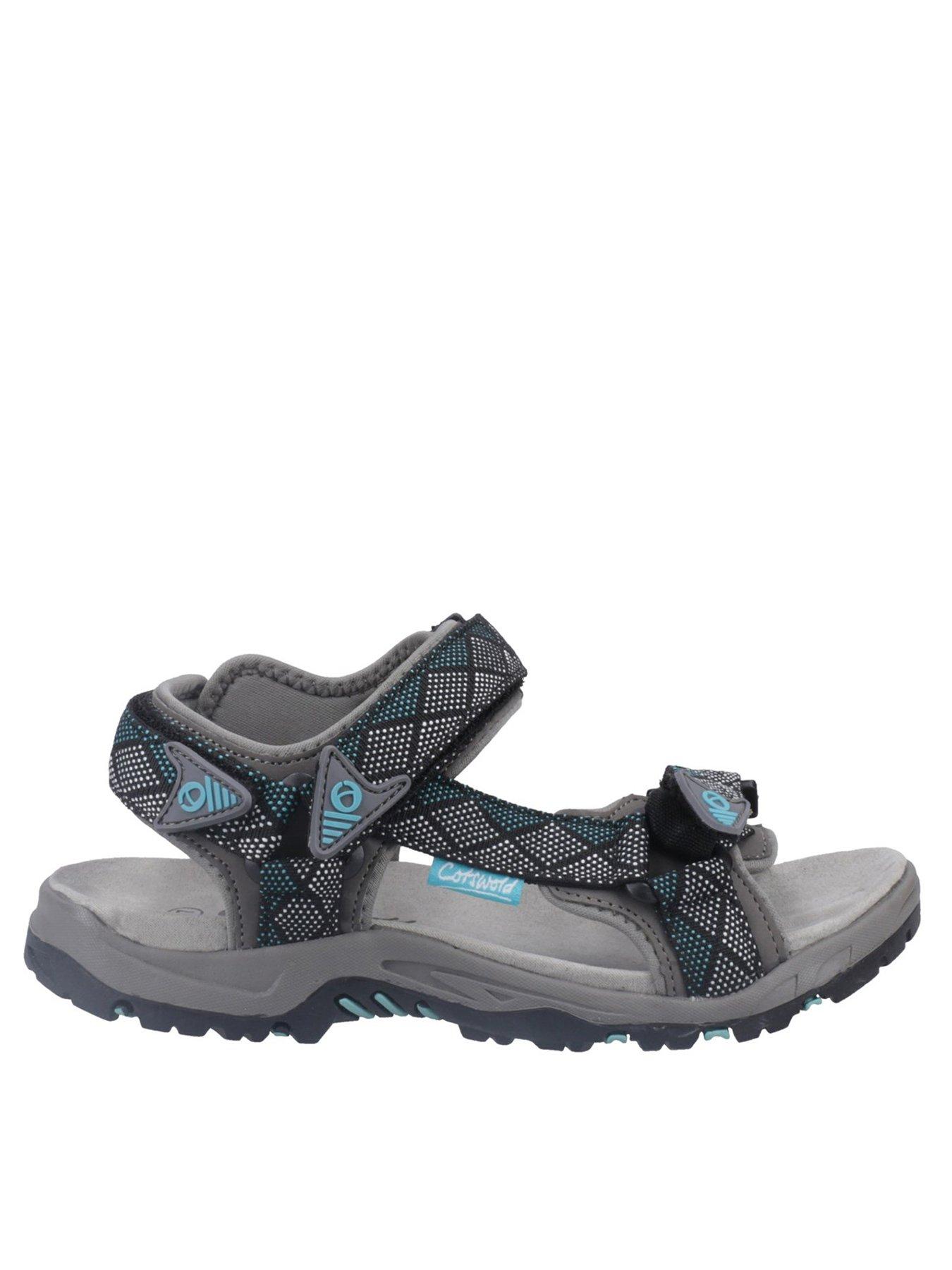 Image 1 of 4 of Cotswold Foxcote Ladies&nbsp;Sandal - Grey/turquoise