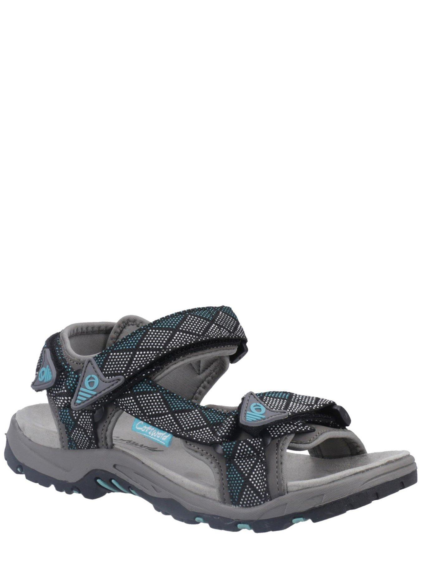 Image 2 of 4 of Cotswold Foxcote Ladies&nbsp;Sandal - Grey/turquoise