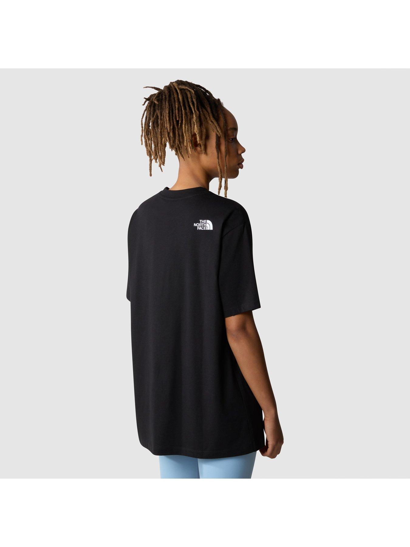 the-north-face-womens-short-sleeve-oversize-simple-dome-tee-blackstillFront