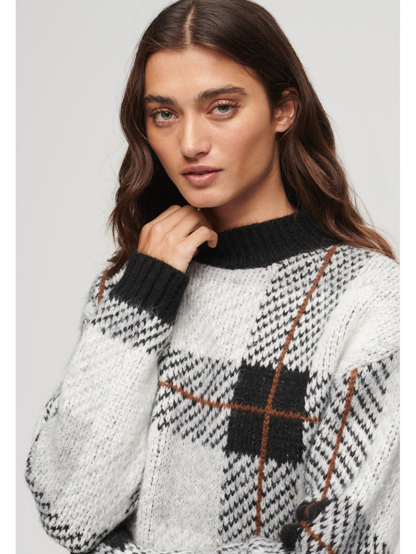 superdry-boxy-pattern-knit-jumper-blackstillFront