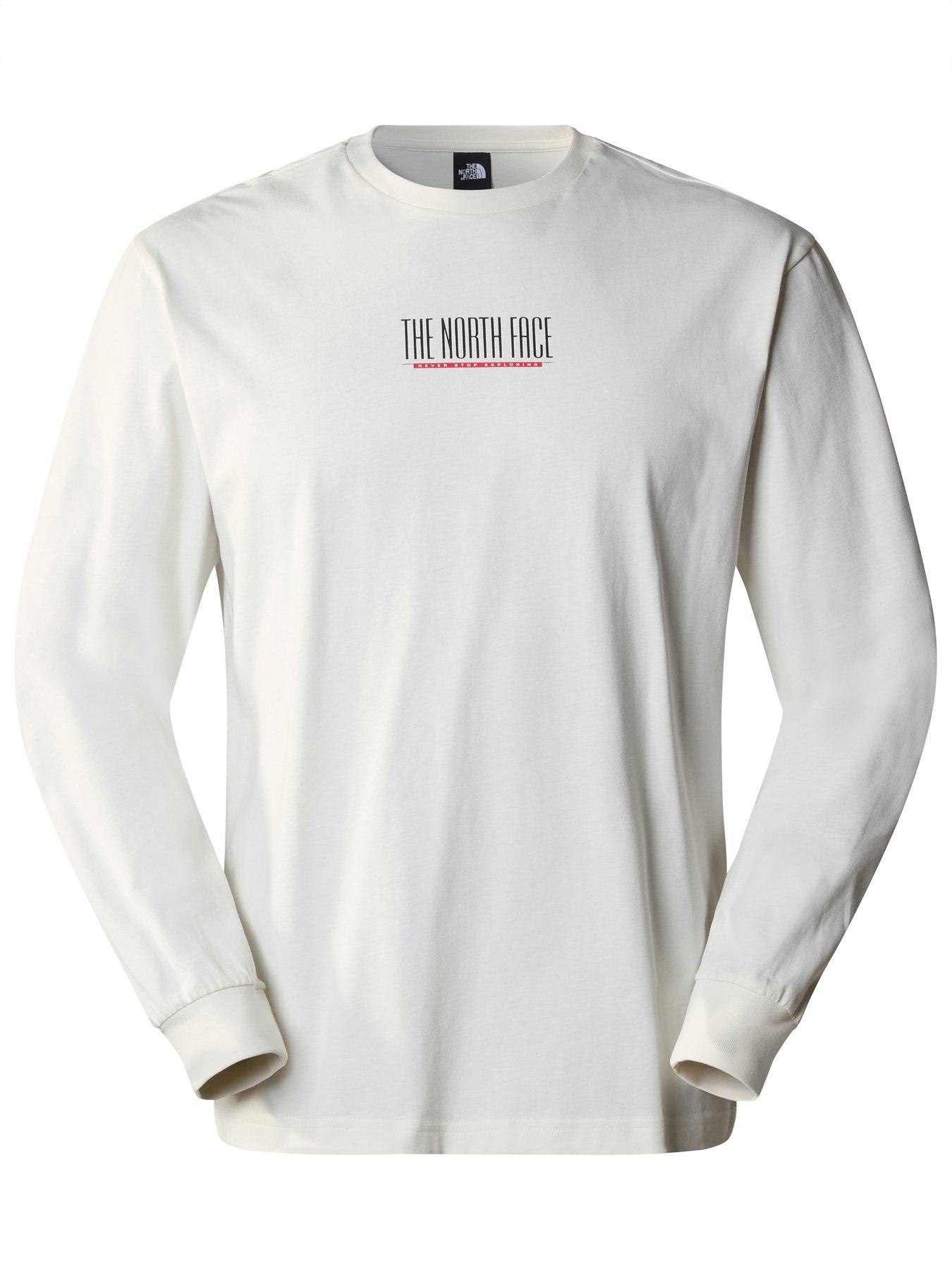 THE NORTH FACE Mens Est 1966 Long Sleeve T Shirt White Very Ireland