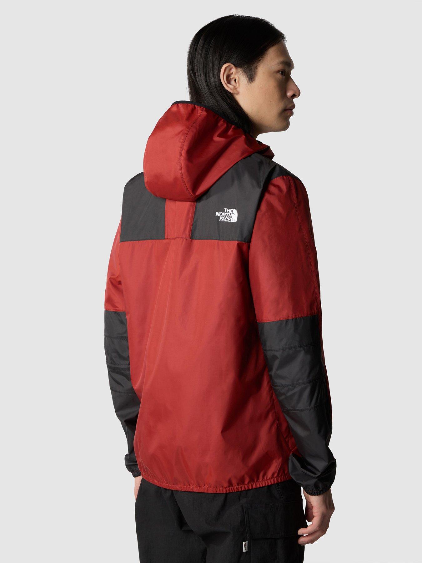 Mens red and black north face jacket sale