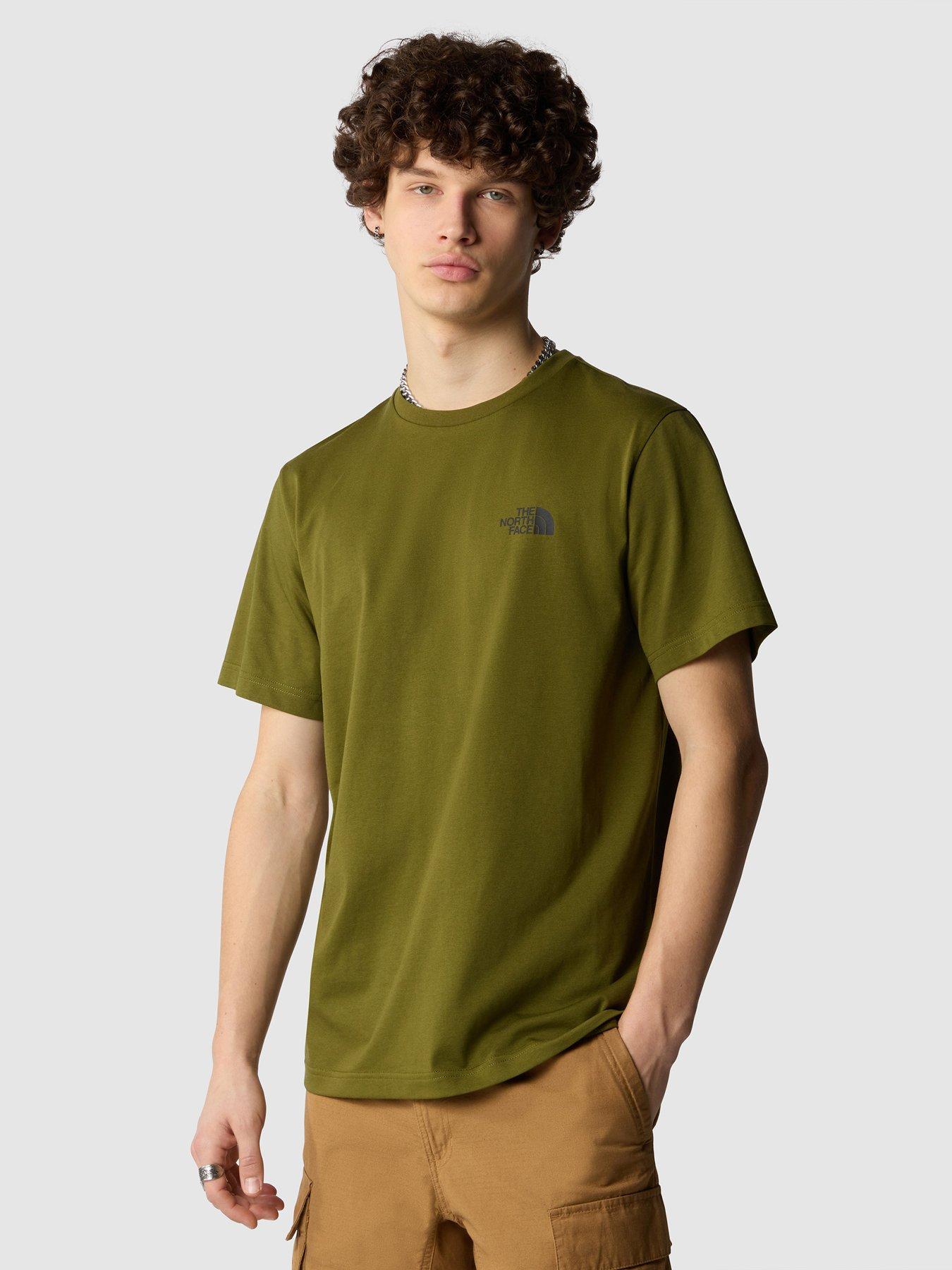 Image 1 of 4 of THE NORTH FACE Men's Short Sleeve Simple Dome Tee - Khaki
