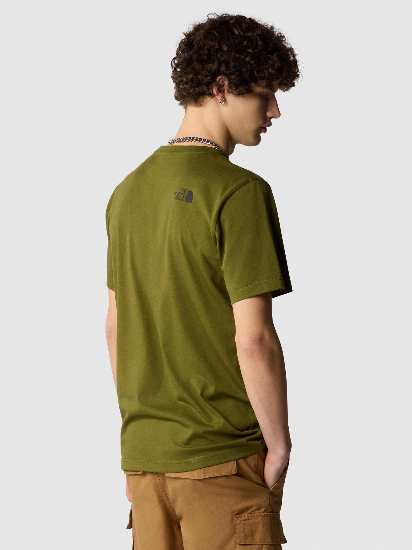 the-north-face-mens-short-sleeve-simple-dome-tee-khakistillFront