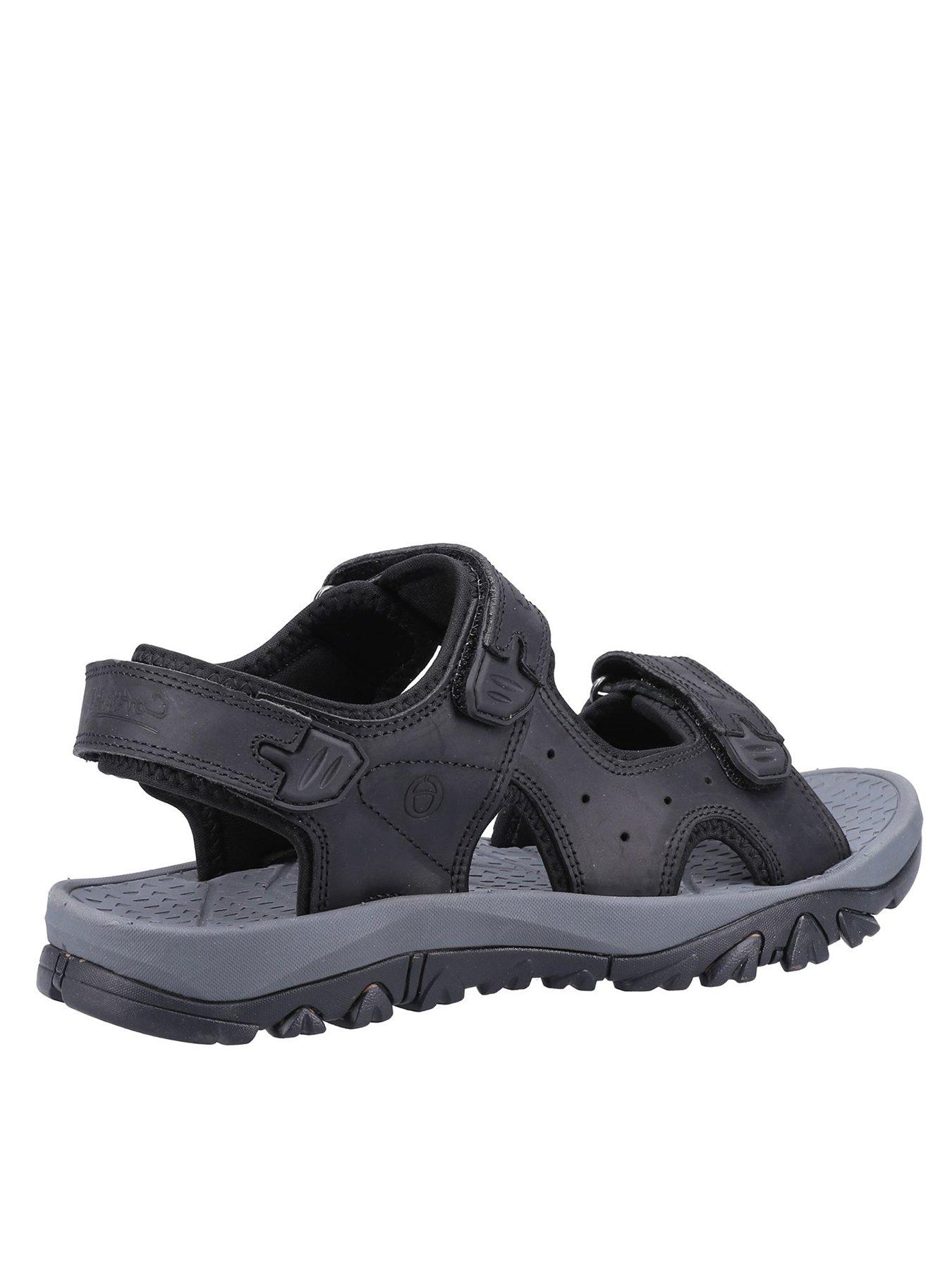 Image 3 of 4 of Cotswold Landsdown Mens Mens Leather Sandal - Black