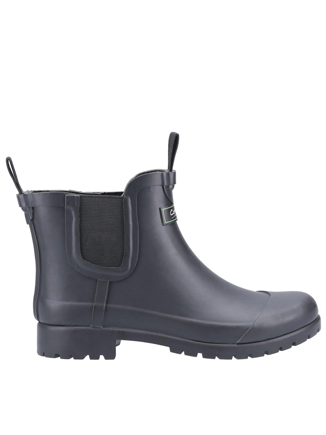 Leather wellington best sale boots ladies