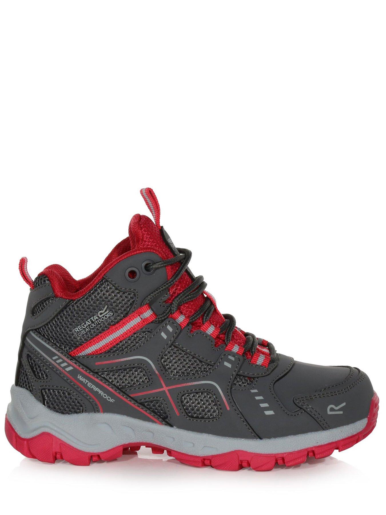 regatta-vendeavour-hiking-boots-junior-hiking-boots-greypinkstillFront