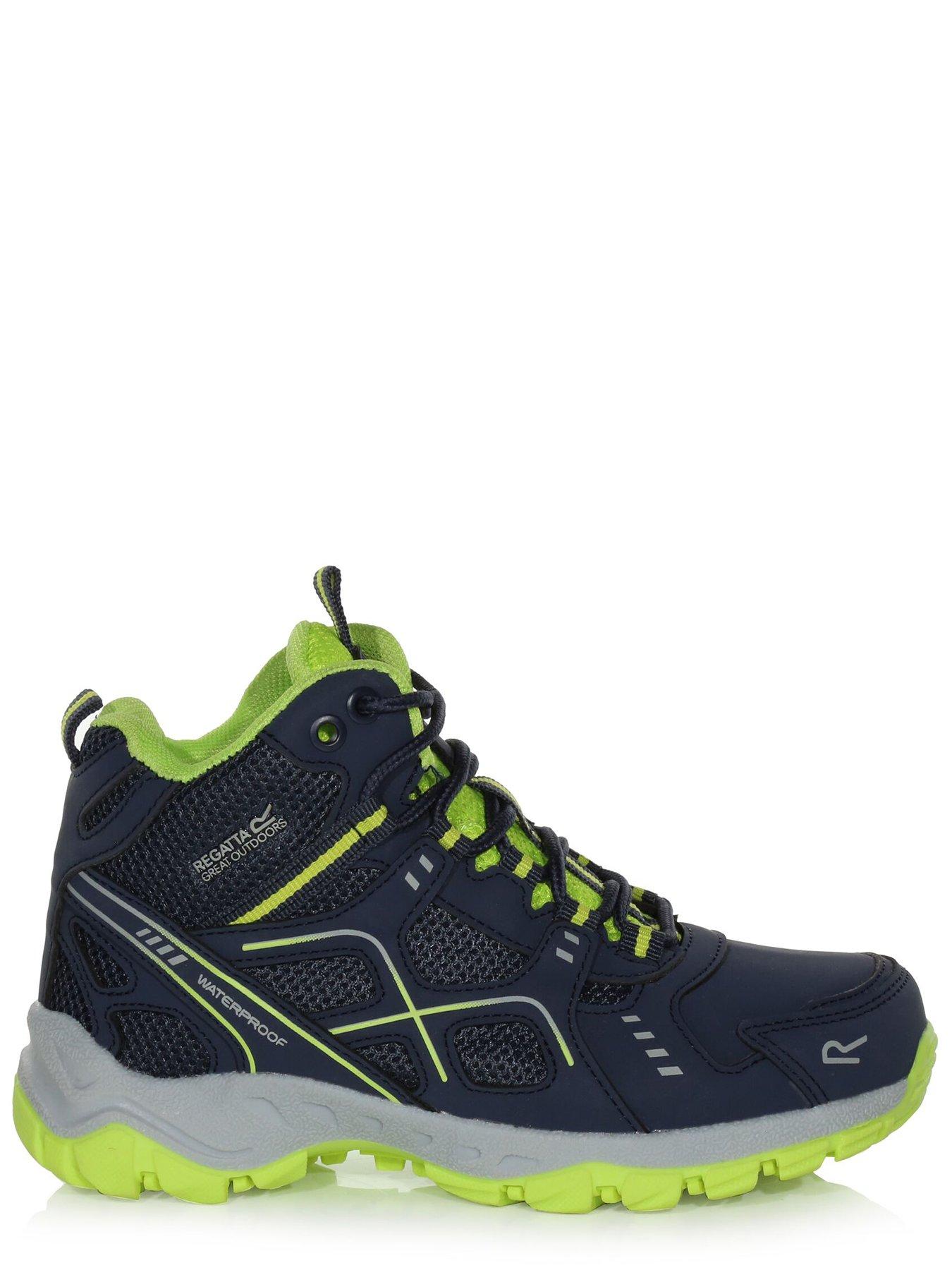 regatta-vendeavour-hiking-boots-junior-hiking-boots-navygreenstillFront