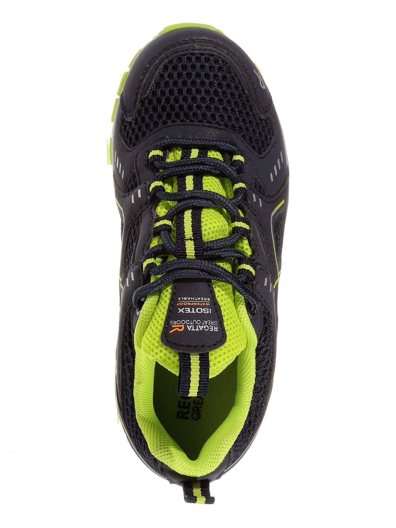 Image 4 of 6 of Regatta Vendeavour Junior Walking Shoes - Navy/Green