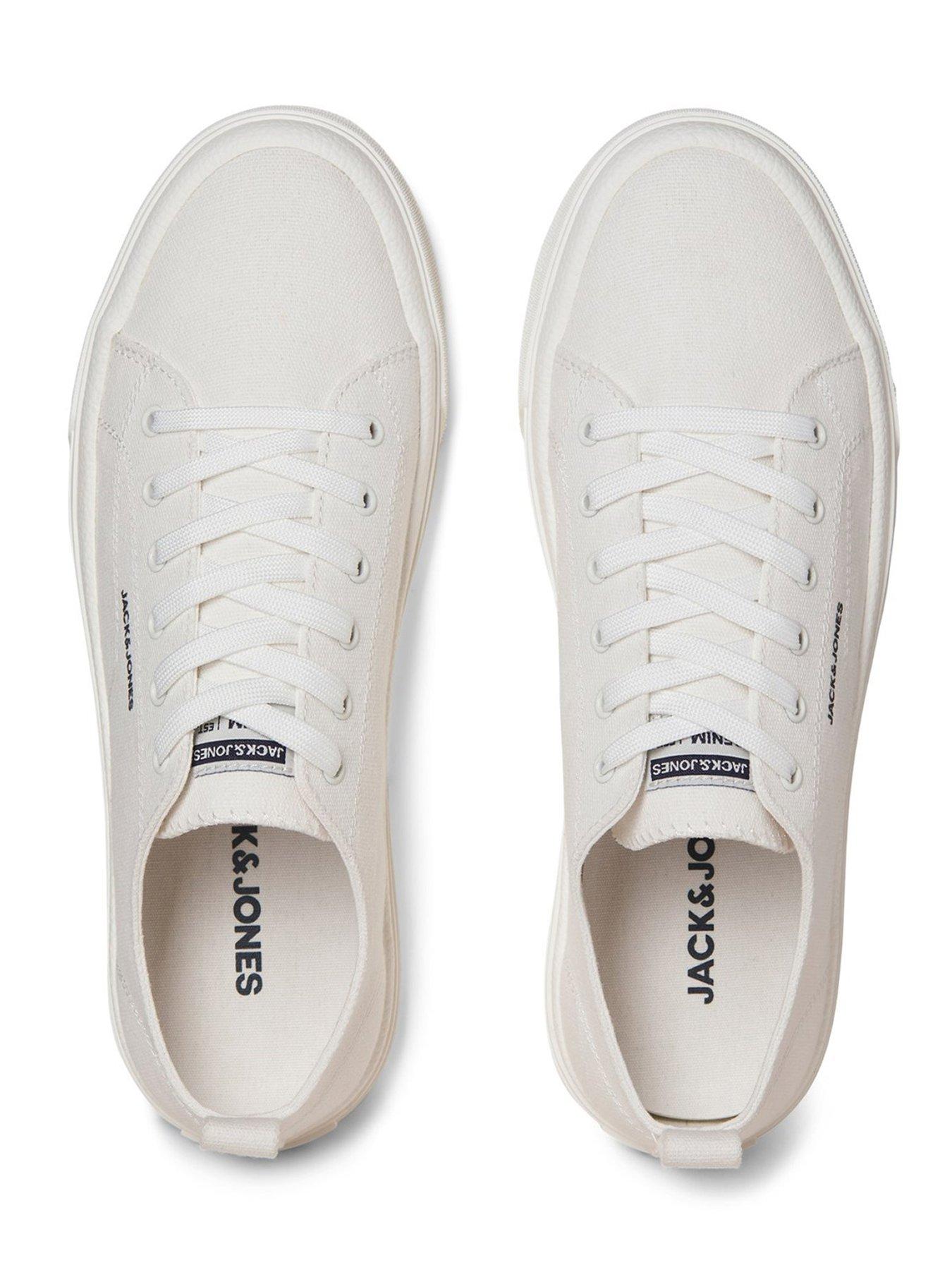 jack-jones-jack-amp-jones-canvas-trainers-whiteoutfit