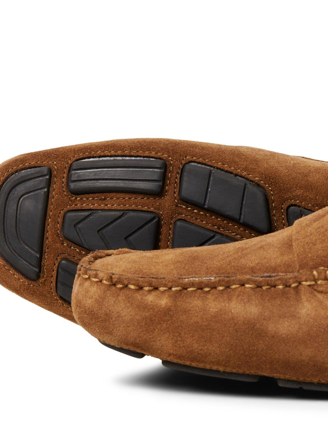 Image 2 of 5 of Jack & Jones Jack &amp; Jones Suede Driving Loafers - Brown