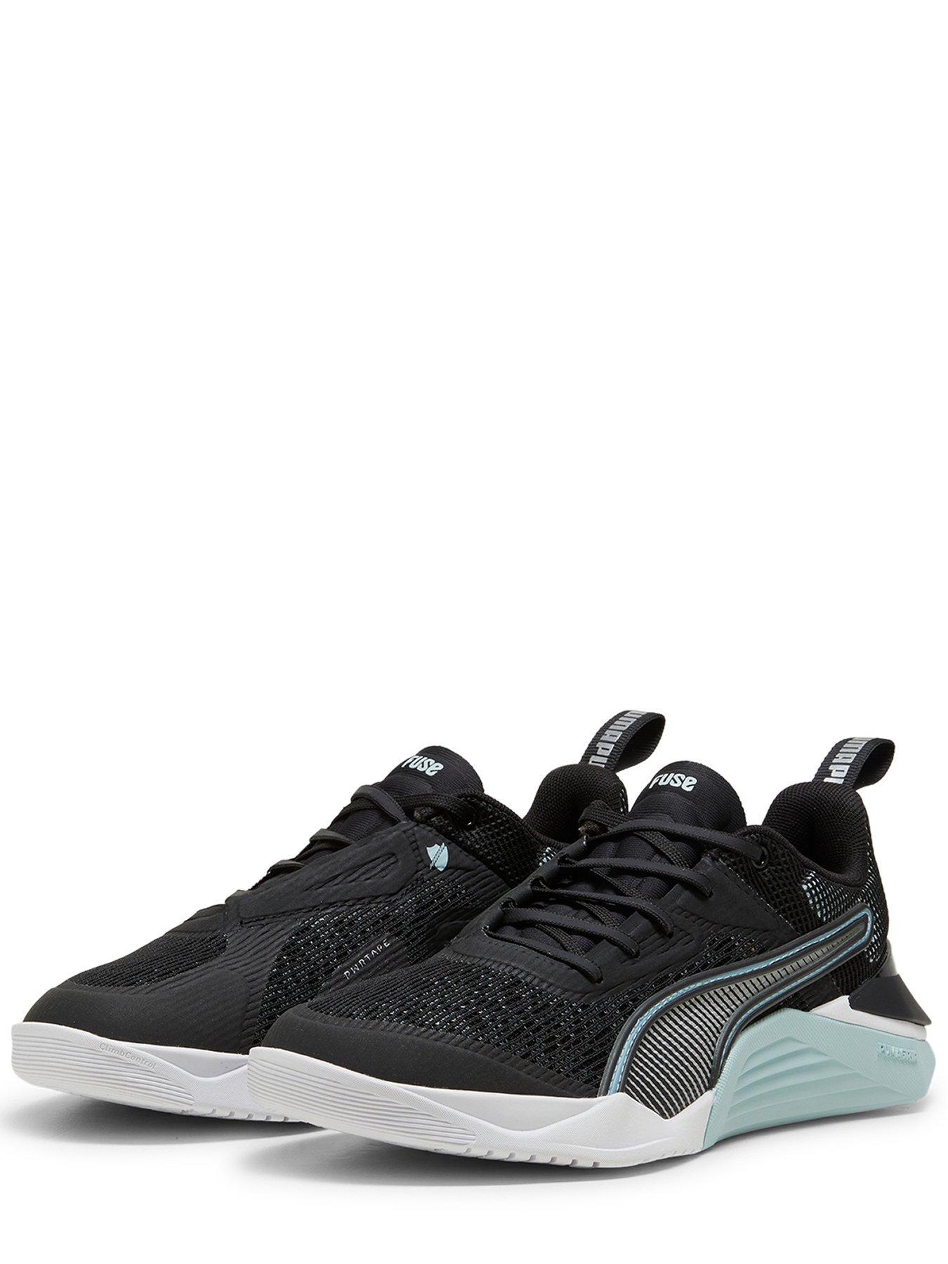 puma-womens-training-fuse-30-blackgreenstillFront