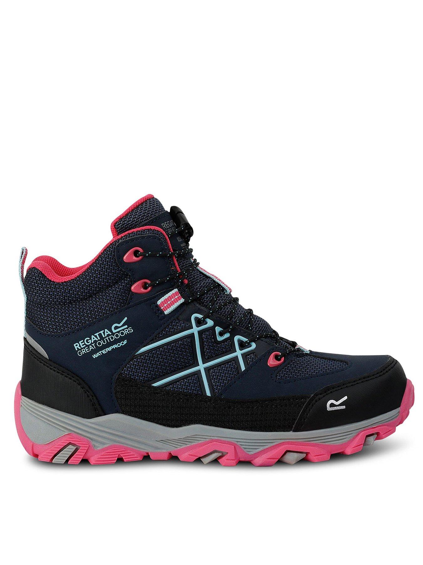 Regatta Samaris III Junior Hiking Boots - Navy/Pink