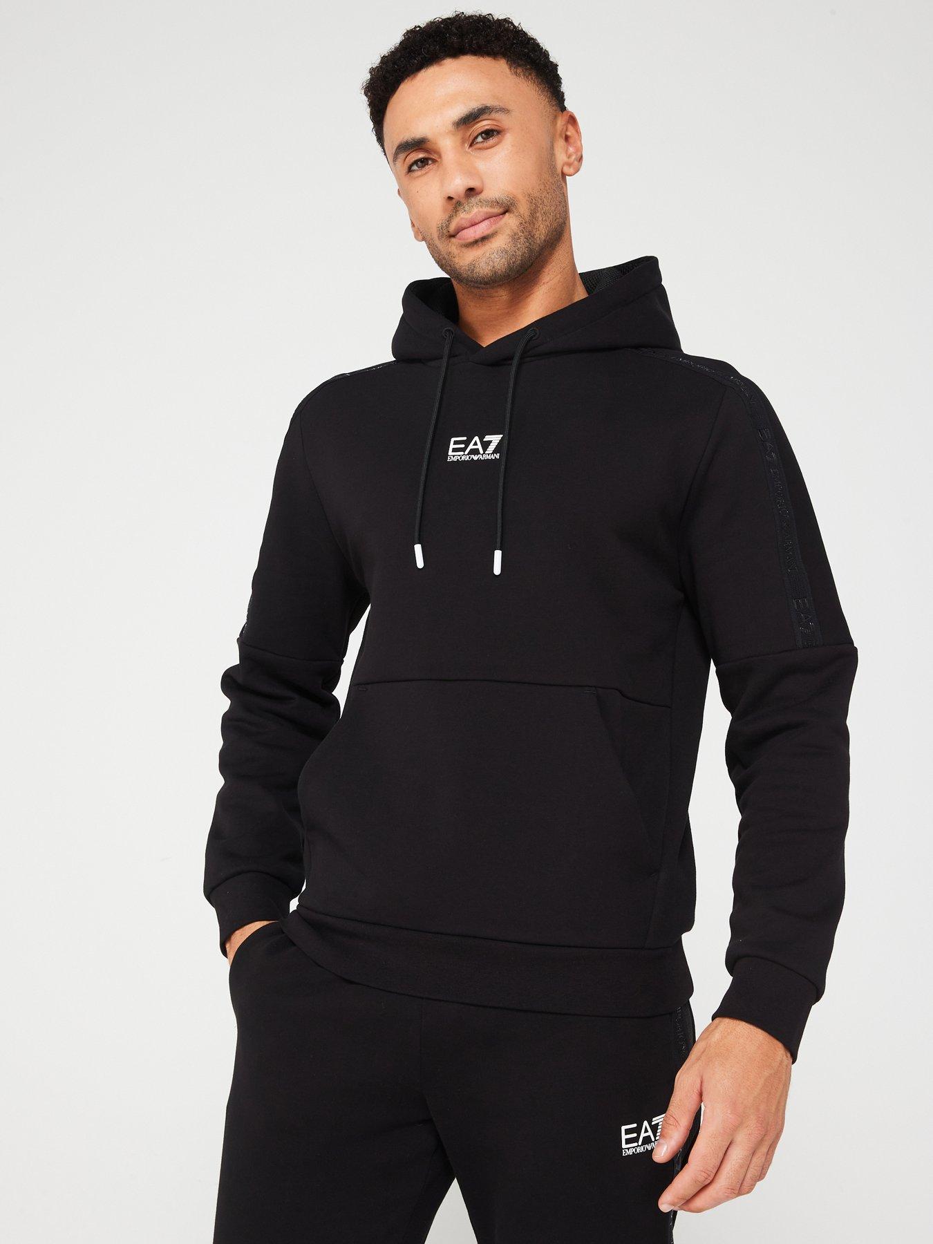 Ea7 tape hoodie hotsell