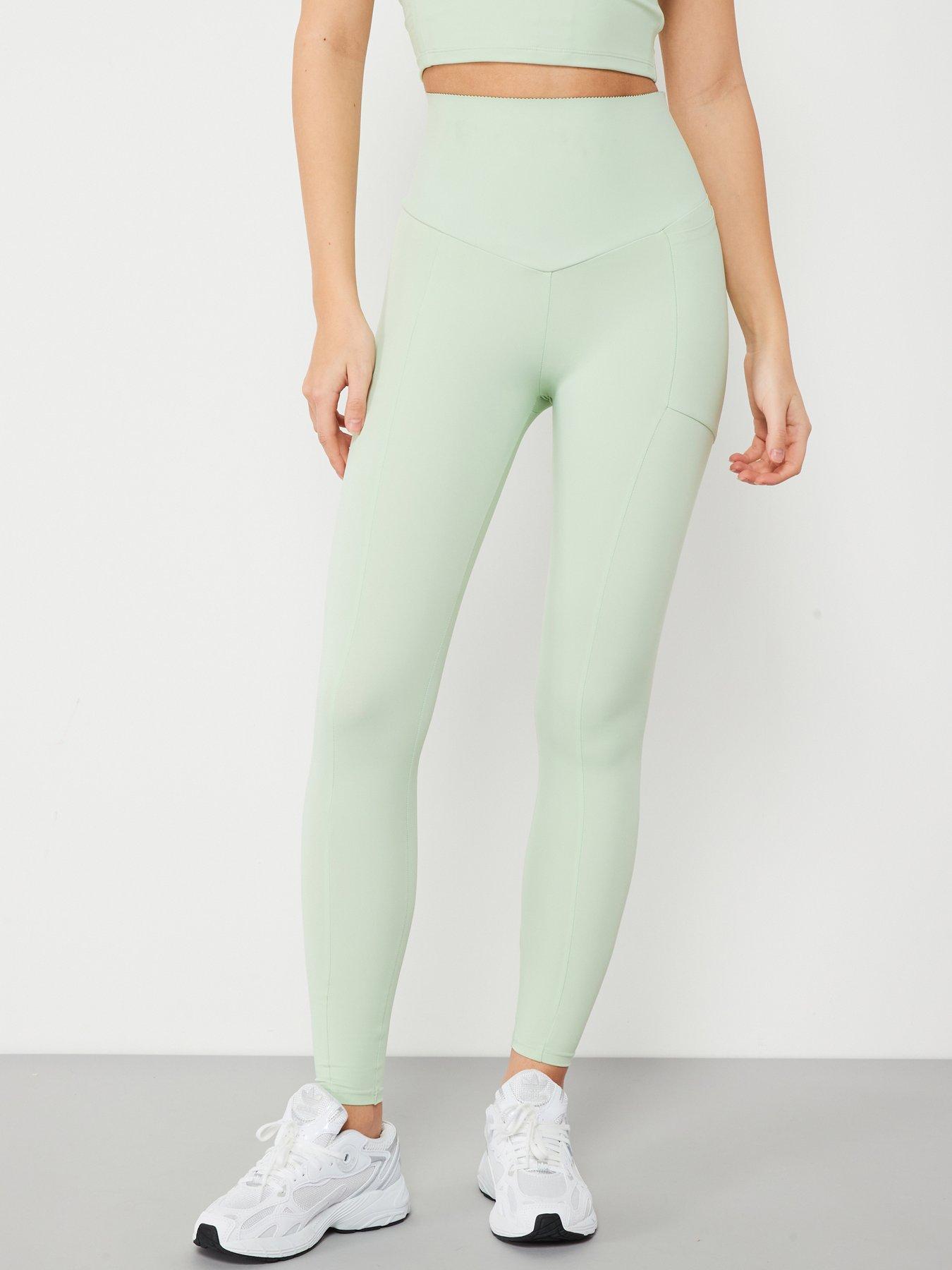 Womens Solid Knot Pant - S Green – Minelli