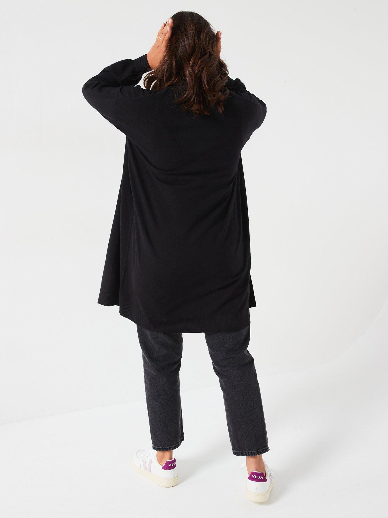 v-by-very-curve-edge-to-edge-longline-cardigan-blackstillFront