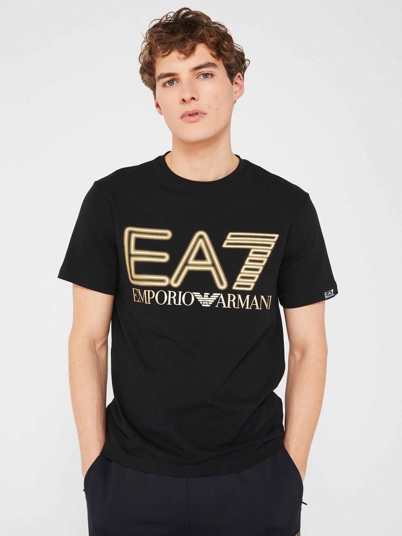 EA7 Emporio Armani Big Logo T shirt Black Very Ireland