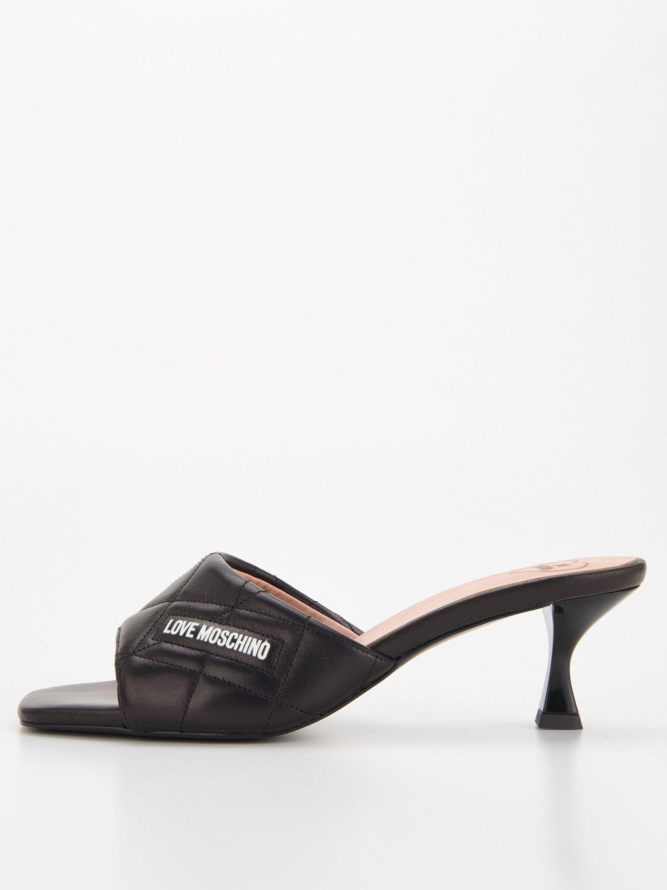 Moschino black clearance heels