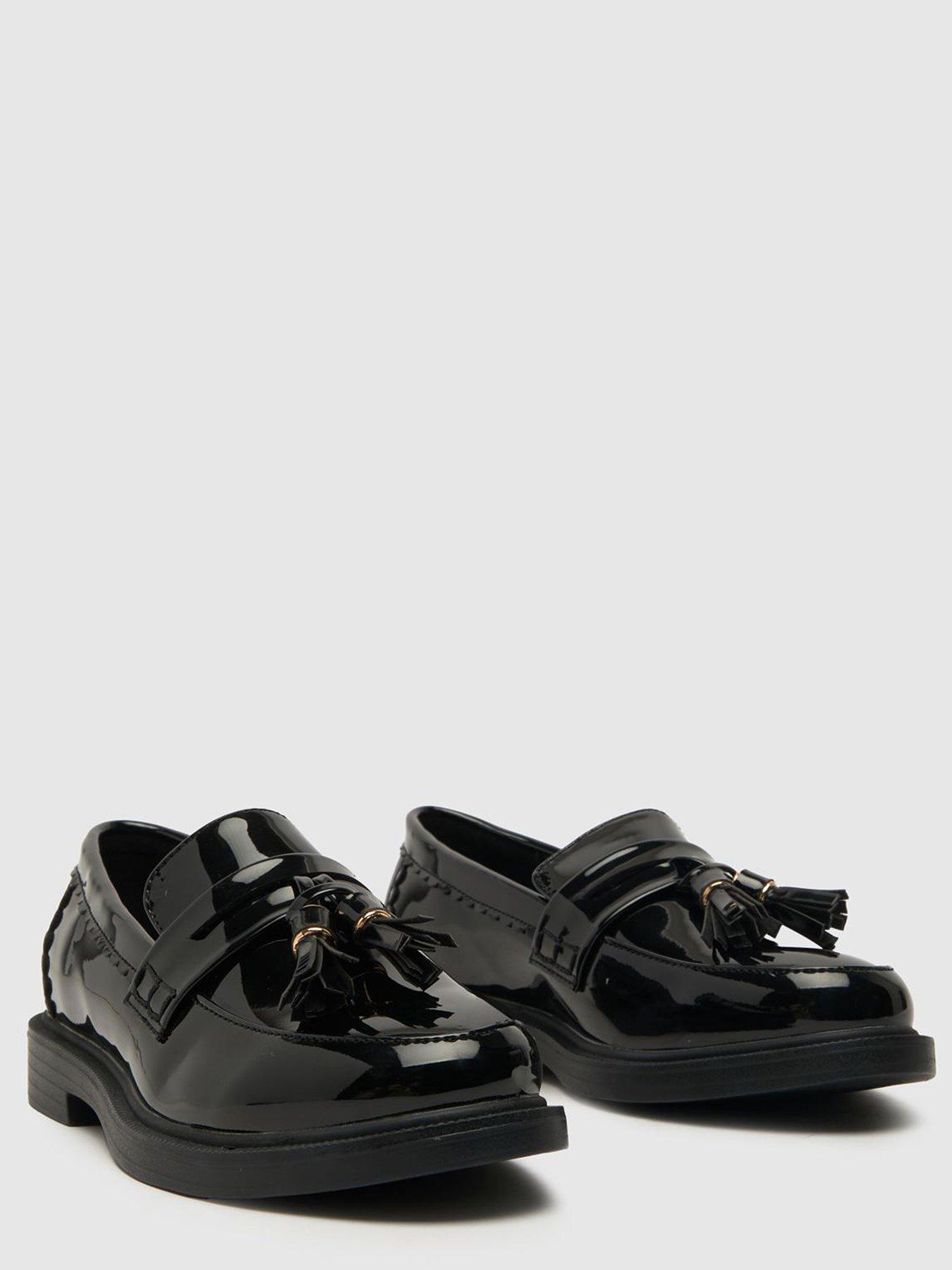 Image 2 of 6 of Schuh Junior Lillie Loafer School Shoe - Black