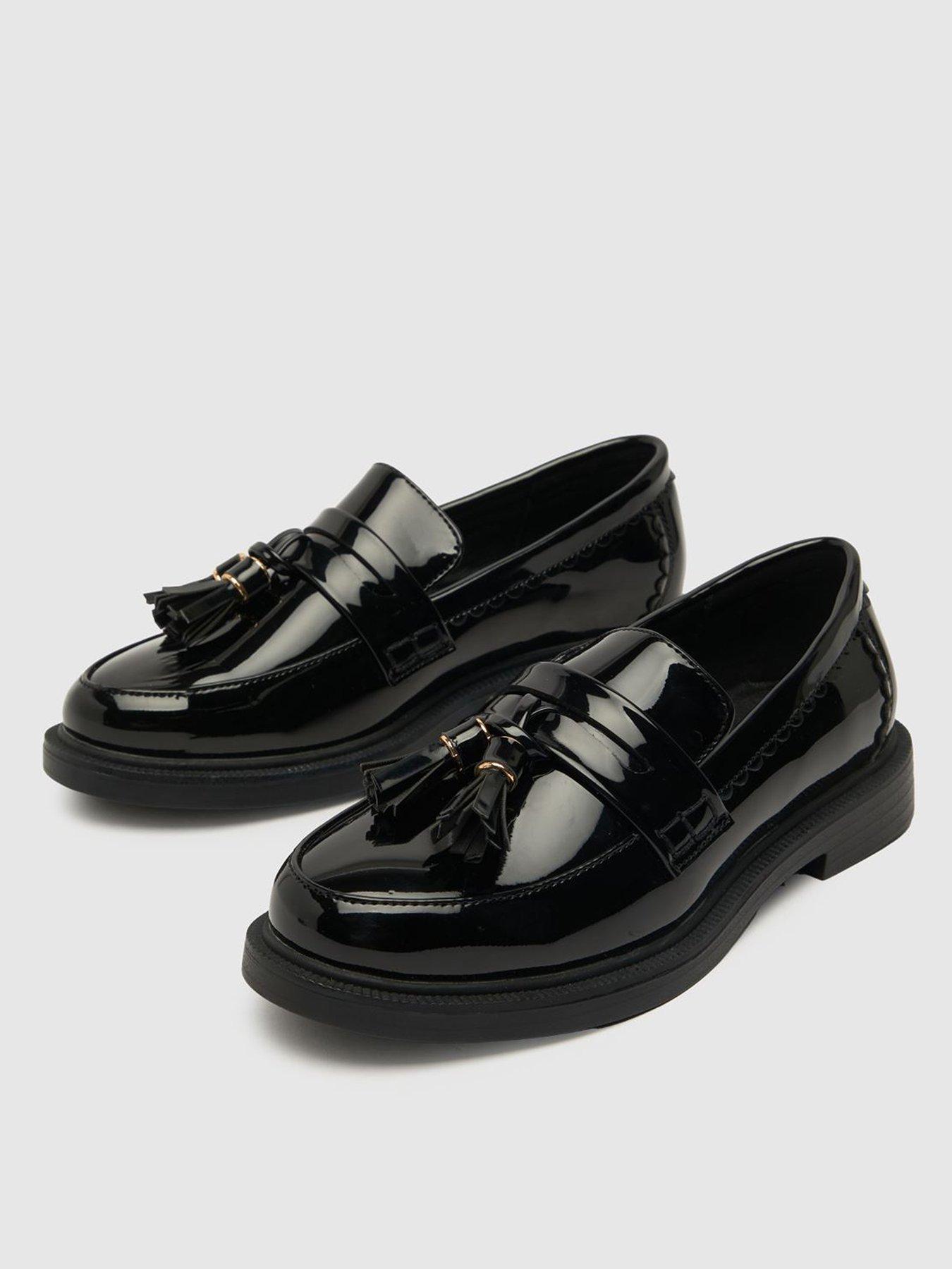 Image 3 of 6 of Schuh Junior Lillie Loafer School Shoe - Black