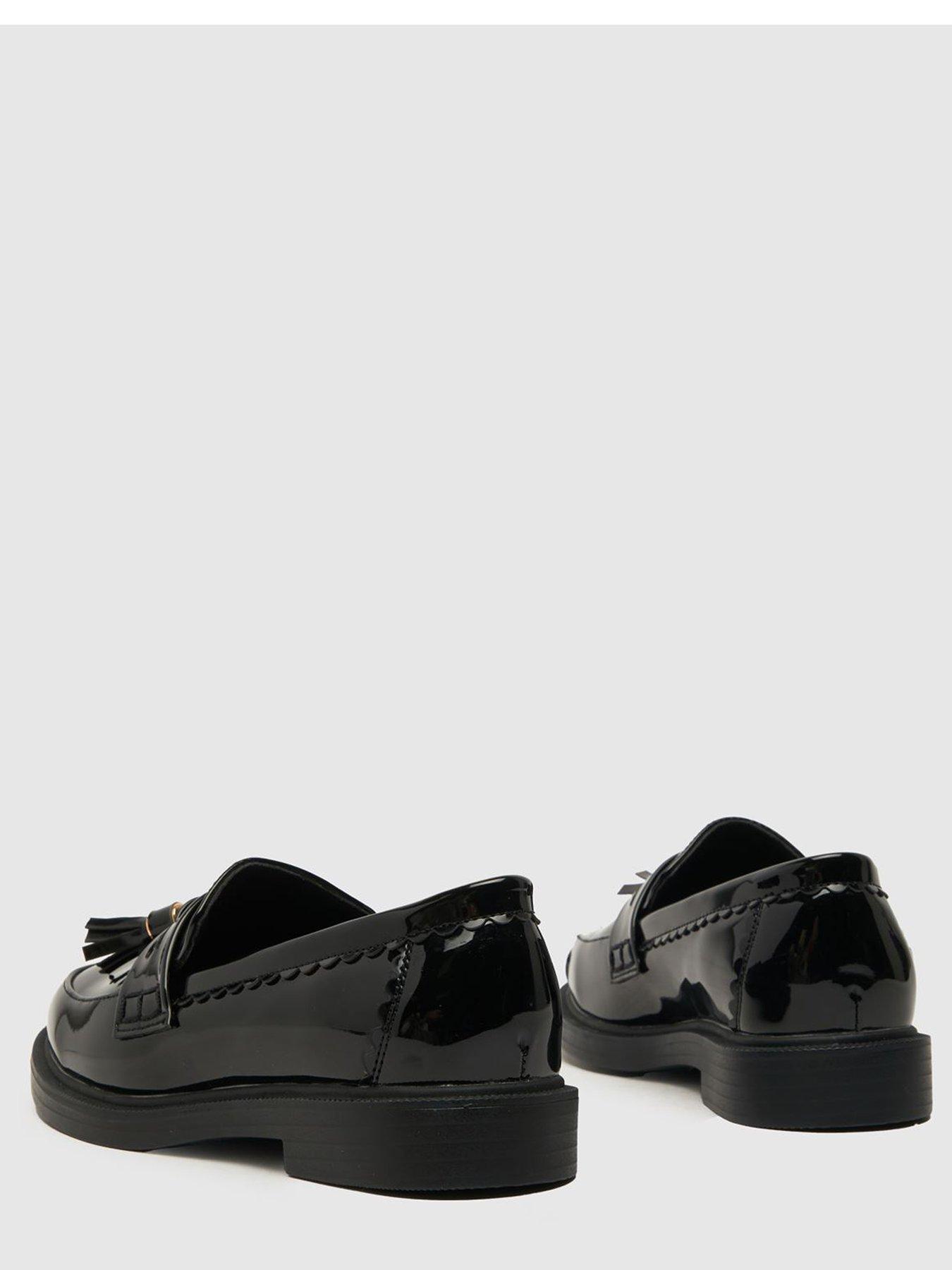 Image 4 of 6 of Schuh Junior Lillie Loafer School Shoe - Black