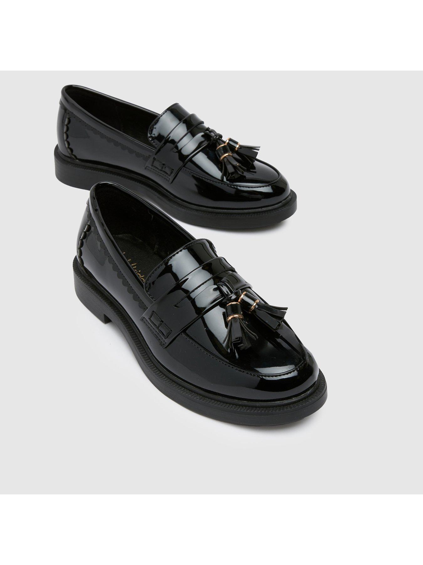 Image 5 of 6 of Schuh Junior Lillie Loafer School Shoe - Black