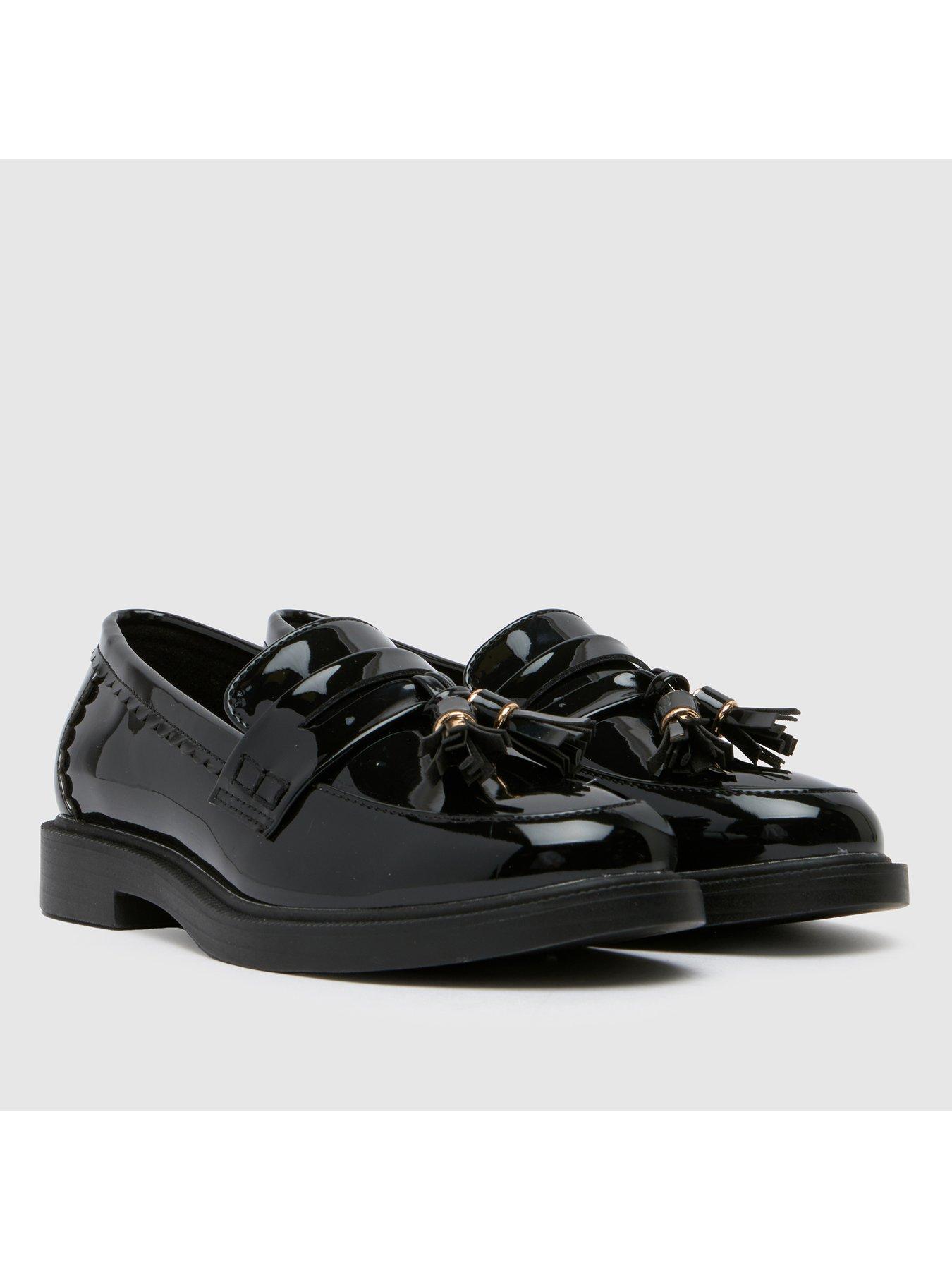 Image 6 of 6 of Schuh Junior Lillie Loafer School Shoe - Black