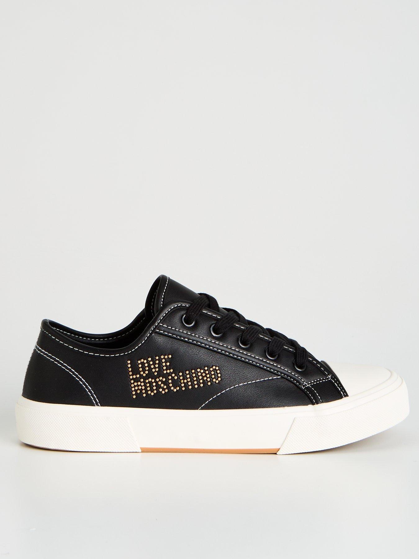 LOVE MOSCHINO Crystal Knit Sneakers Black Very Ireland