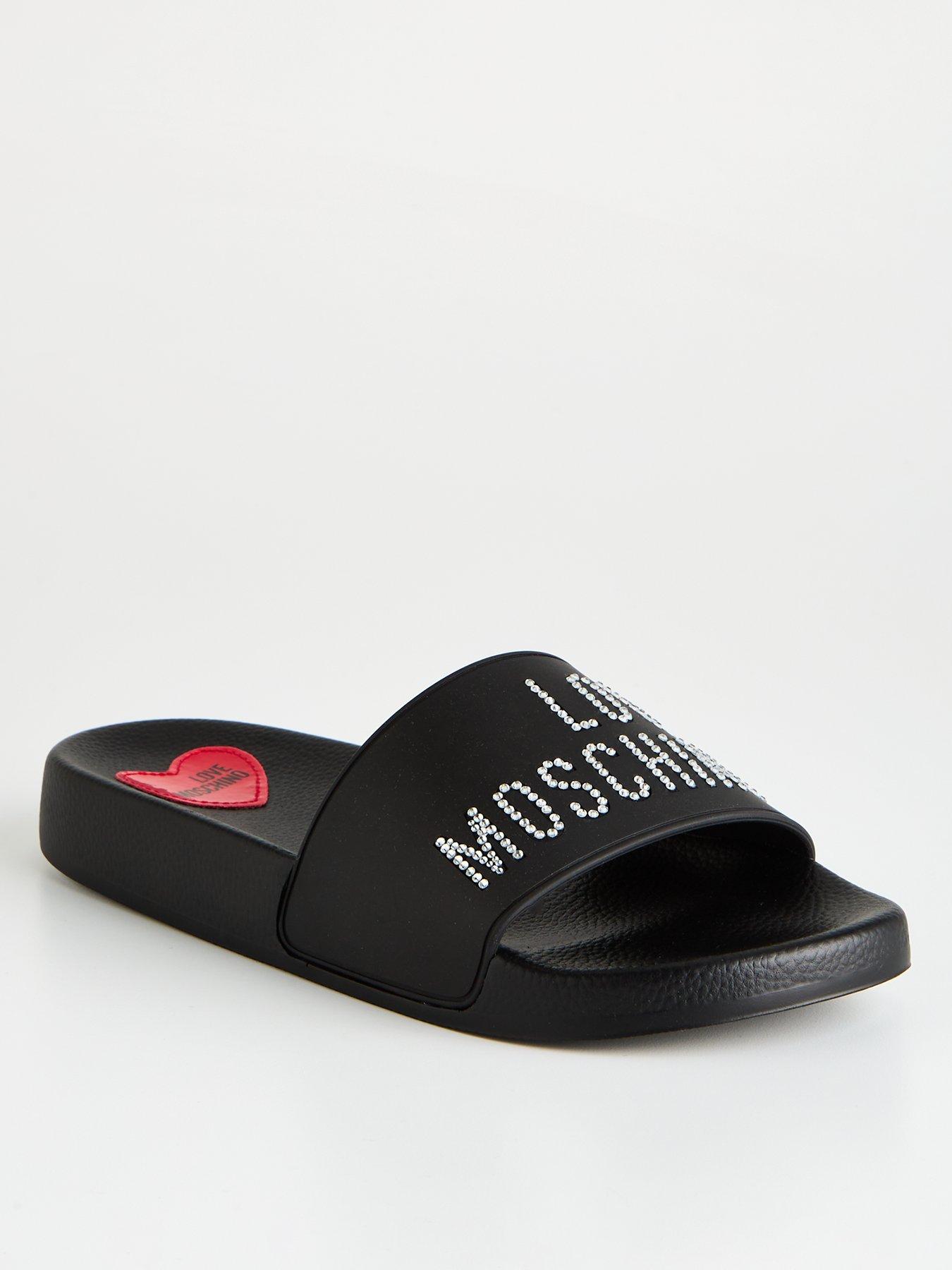 love-moschino-logo-sliders-black